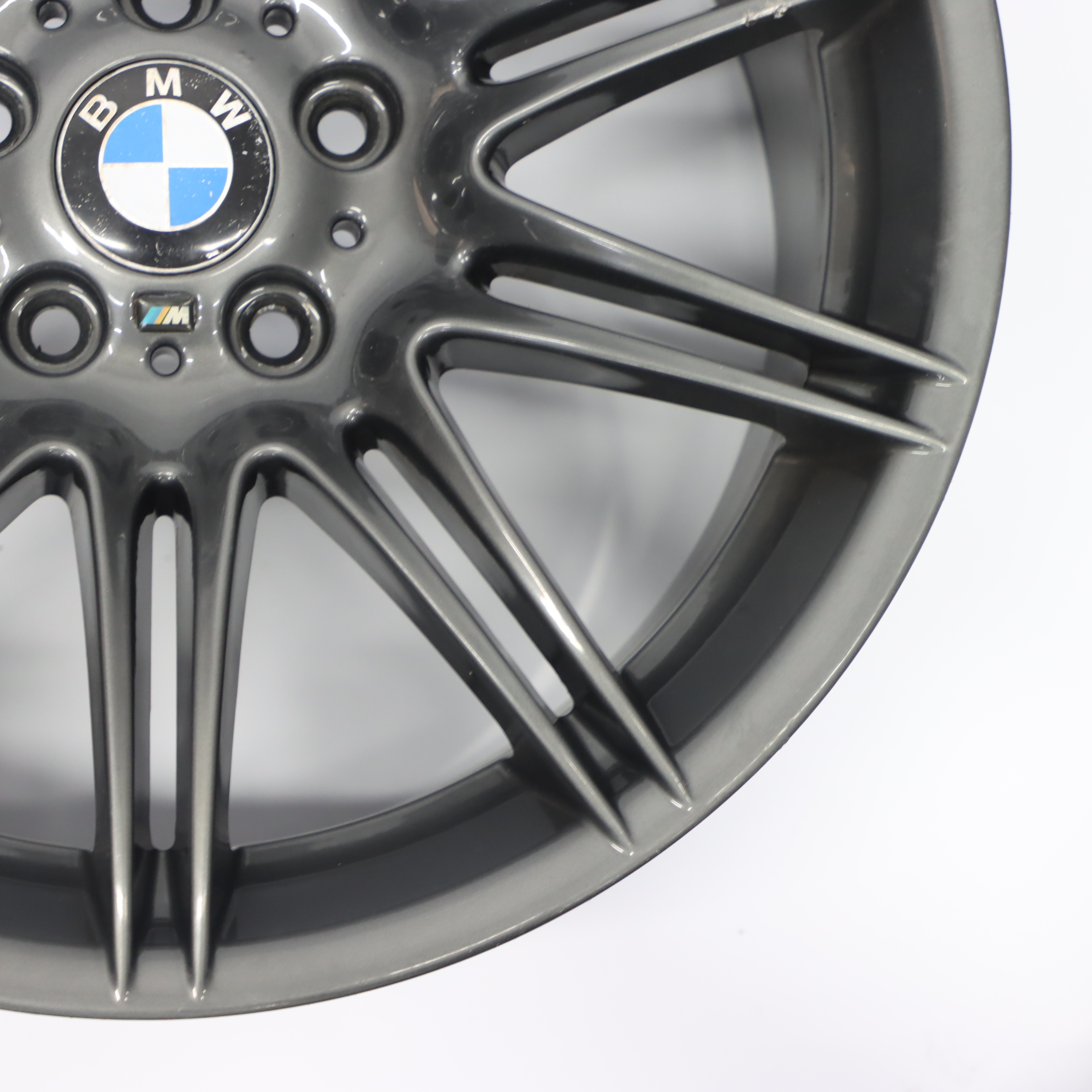 BMW E90 E92 Ferric grau Hinter rad felge 19" M Doppel speiche 225 9J 8037142