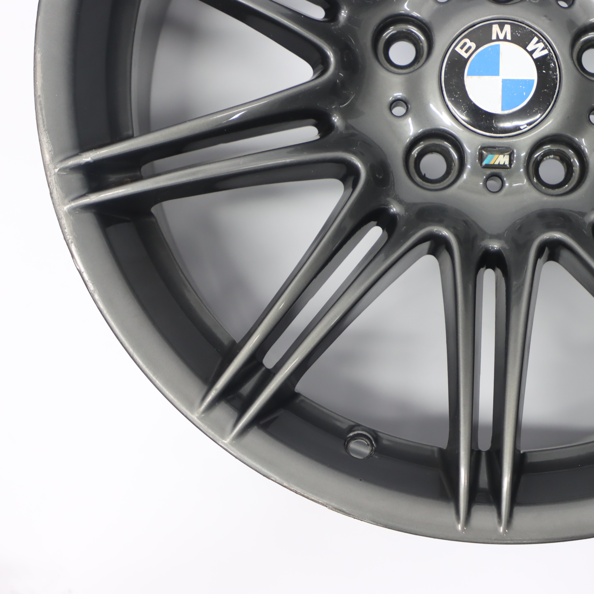 BMW E90 E92 Ferric grau Hinter rad felge 19" M Doppel speiche 225 9J 8037142