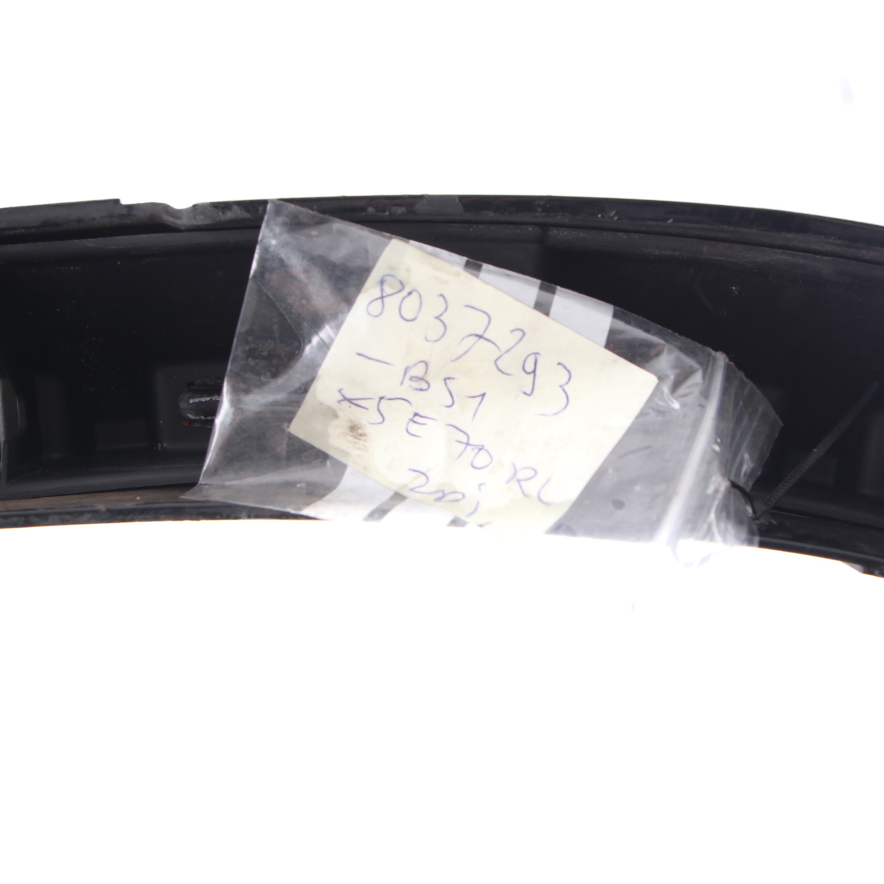 BMW X5 E70 M Sport Rear Left N/S Cover Wheel Arch Trim Black Sapphire - 475