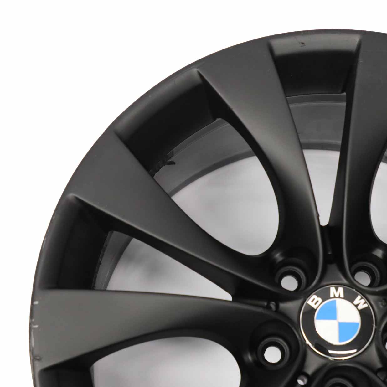 BMW X5 E70 Black Front Wheel Alloy Rim 20" M V-spoke 227 10J ET:40 8037349