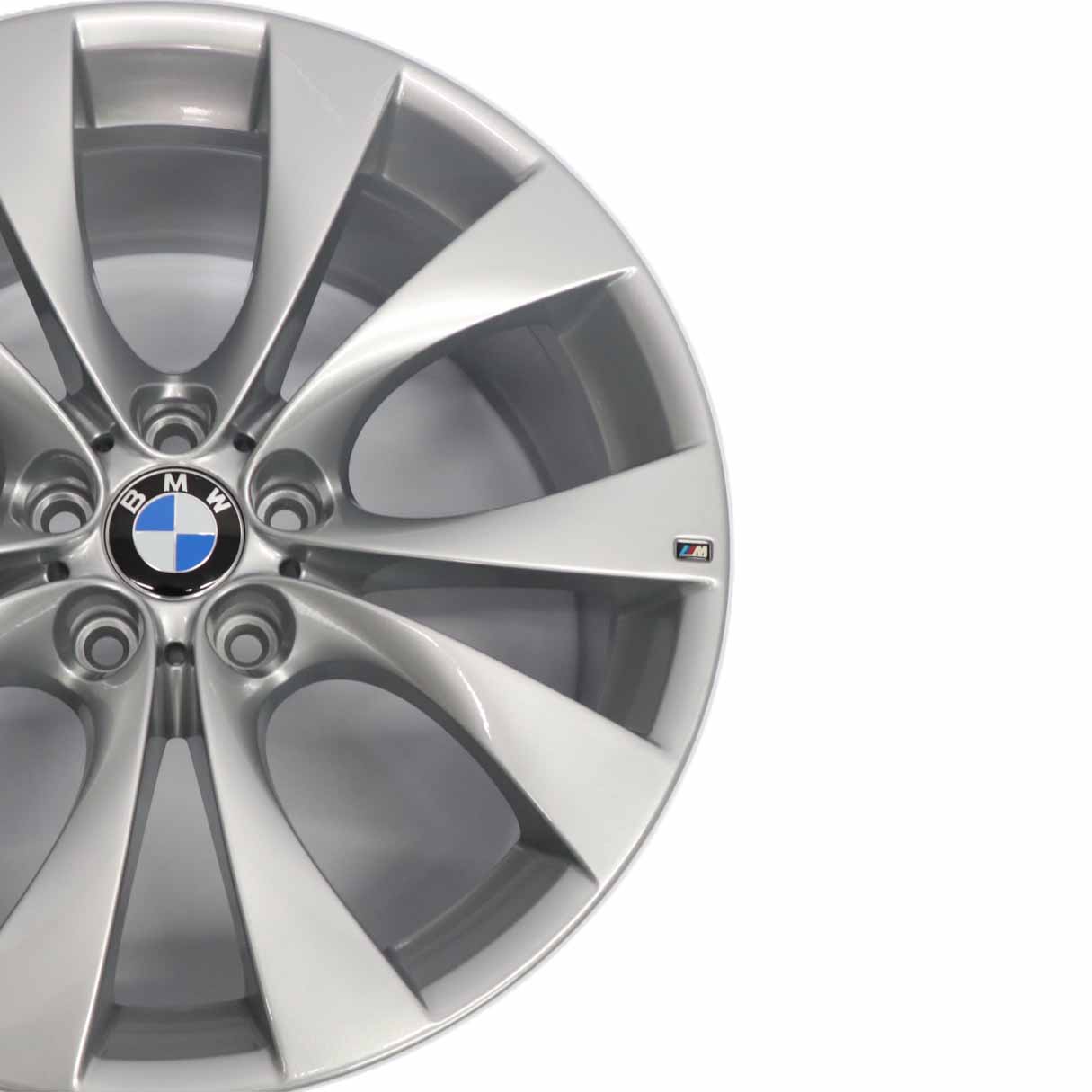 BMW X5 E70 Silber Vorderrad Felge 20" M V-Speiche 227 10J ET:40 8037349