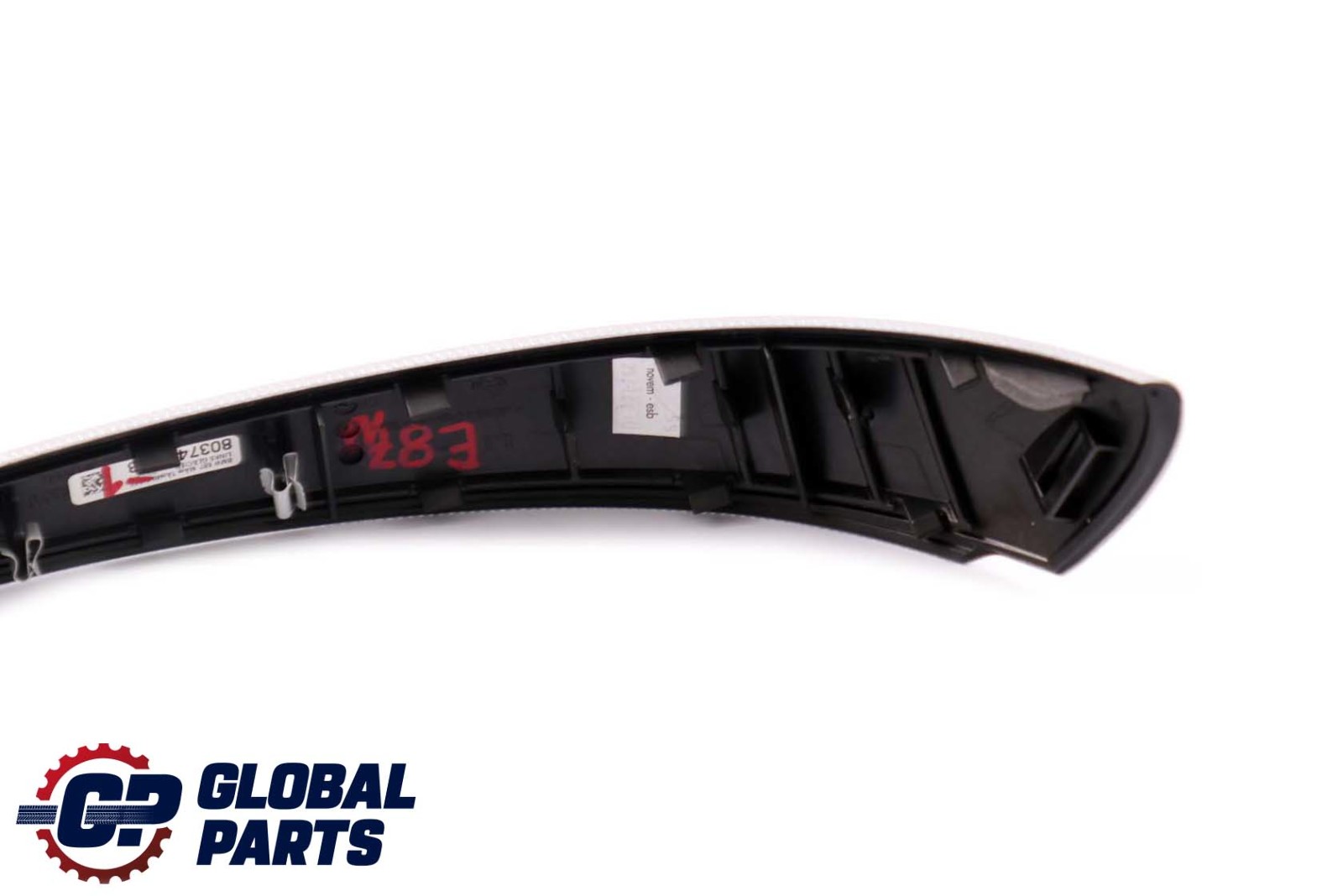 BMW 1 Series E81 E82 E87 LCI Left Door Aluminium Handle Strip Glacier Silver N/S