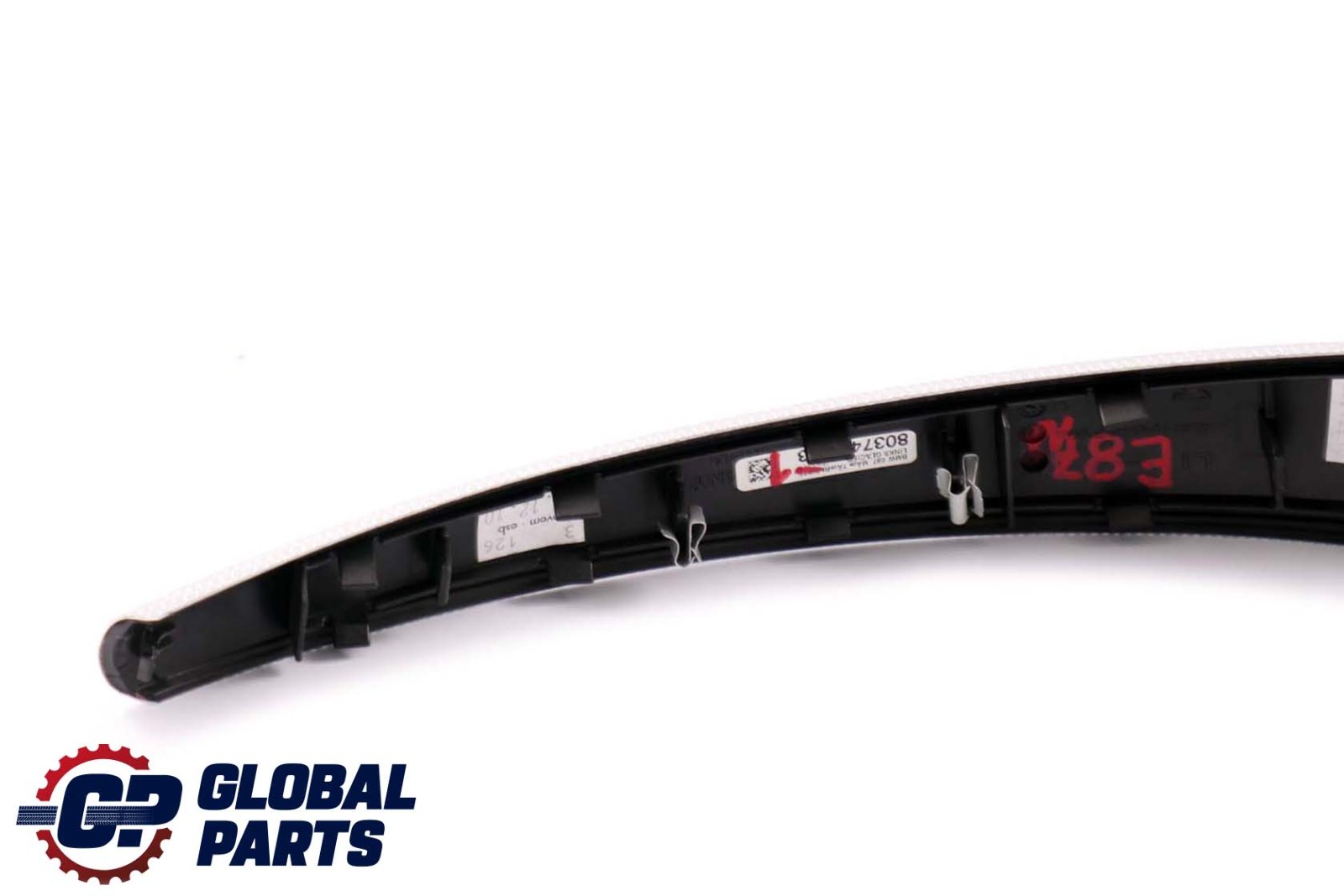 BMW 1 Series E81 E82 E87 LCI Left Door Aluminium Handle Strip Glacier Silver N/S