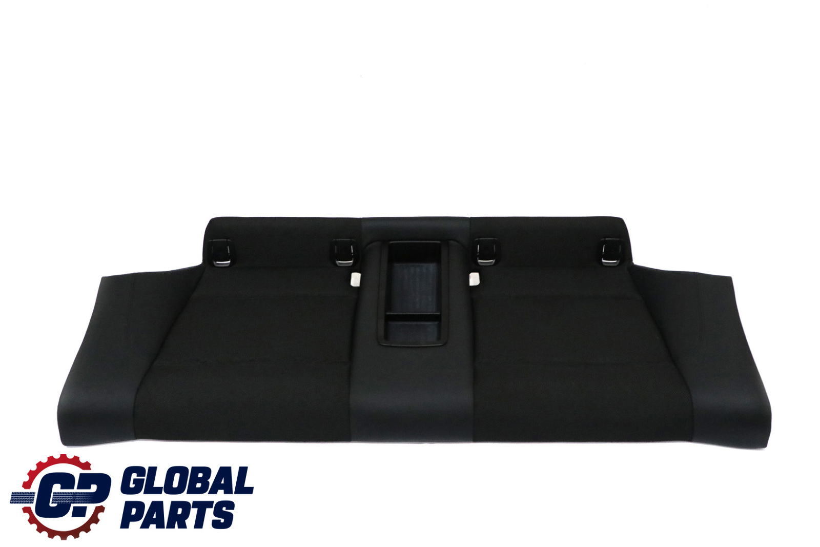 BMW 1 Series E81 1 Black Cloth Faux Leather Interior Rear Seat Bench Couch