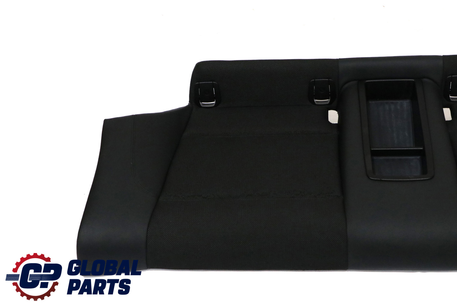 BMW 1 Series E81 1 Black Cloth Faux Leather Interior Rear Seat Bench Couch