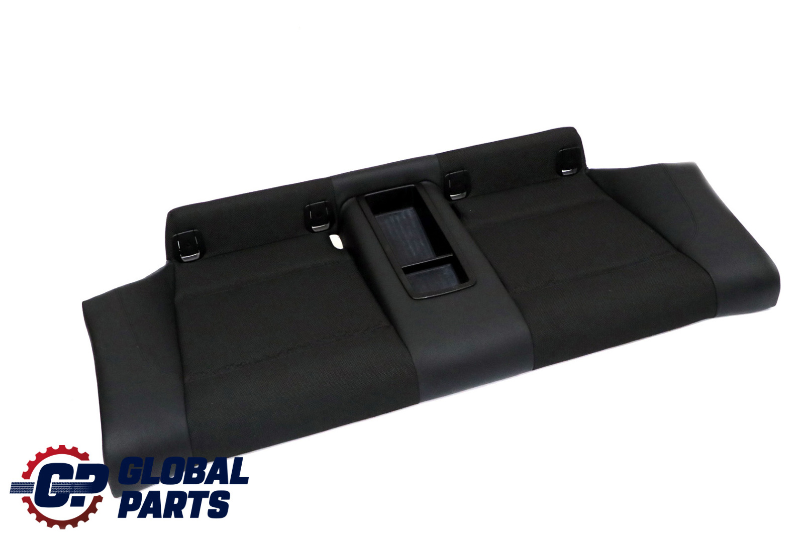 BMW 1 Series E81 1 Black Cloth Faux Leather Interior Rear Seat Bench Couch