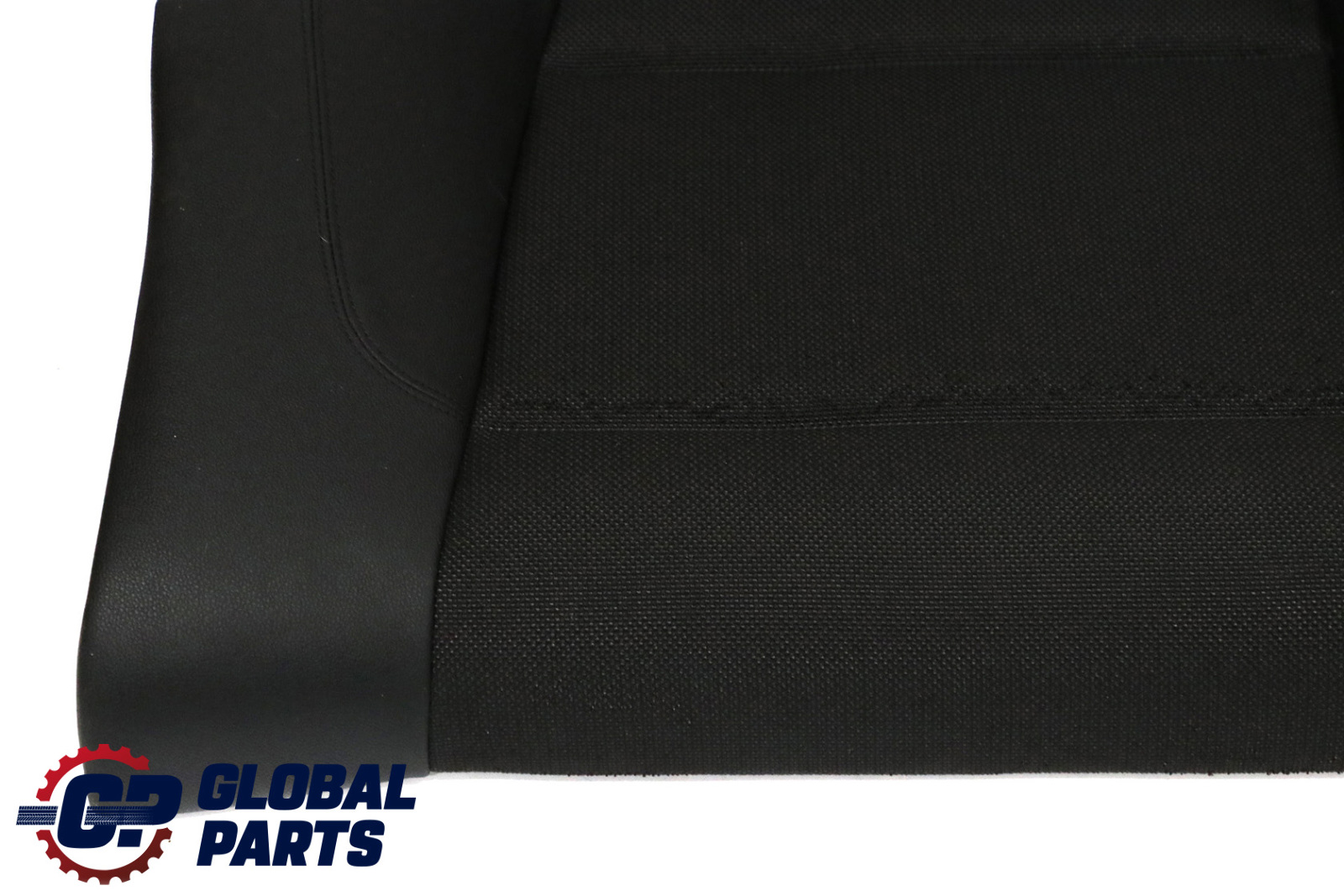 BMW 1 Series E81 1 Black Cloth Faux Leather Interior Rear Seat Bench Couch