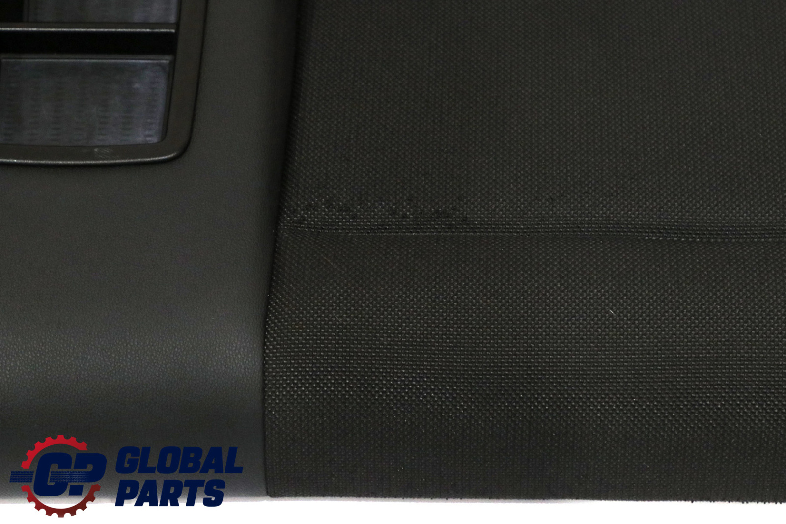 BMW 1 Series E81 1 Black Cloth Faux Leather Interior Rear Seat Bench Couch