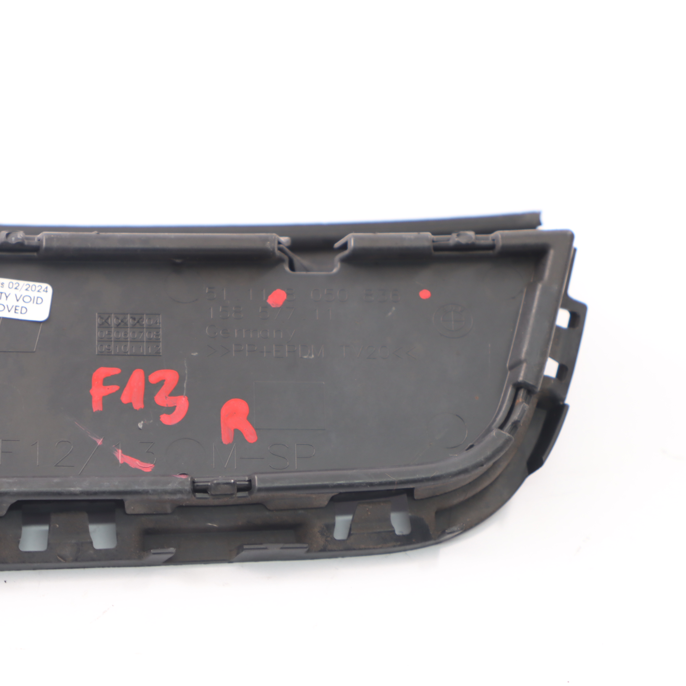 Stoßstangen grill BMW F12 F13 M Sport vorne rechts Gitter abdeckung 8050836