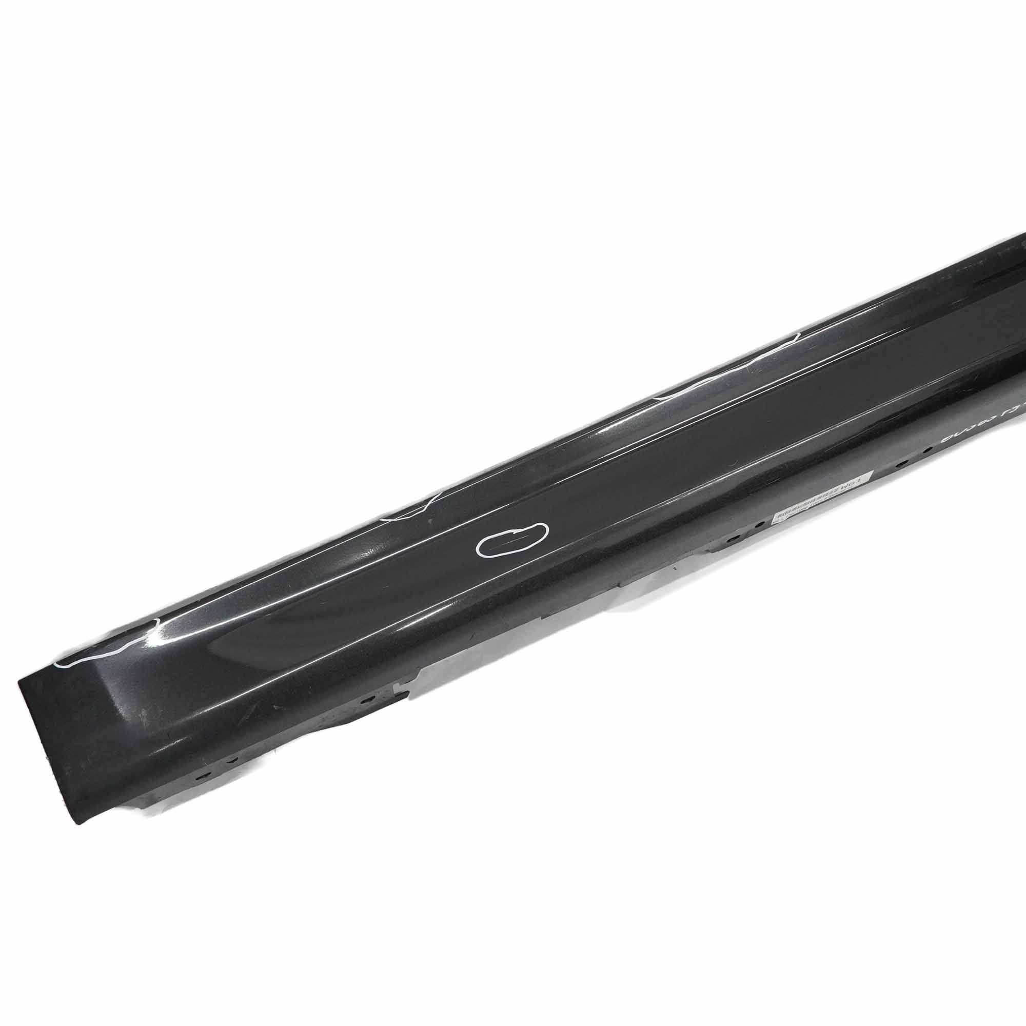 BMW F30 F31 Side Skirt M Sport Sill Strip Left N/S Black Sapphire Metallic 475