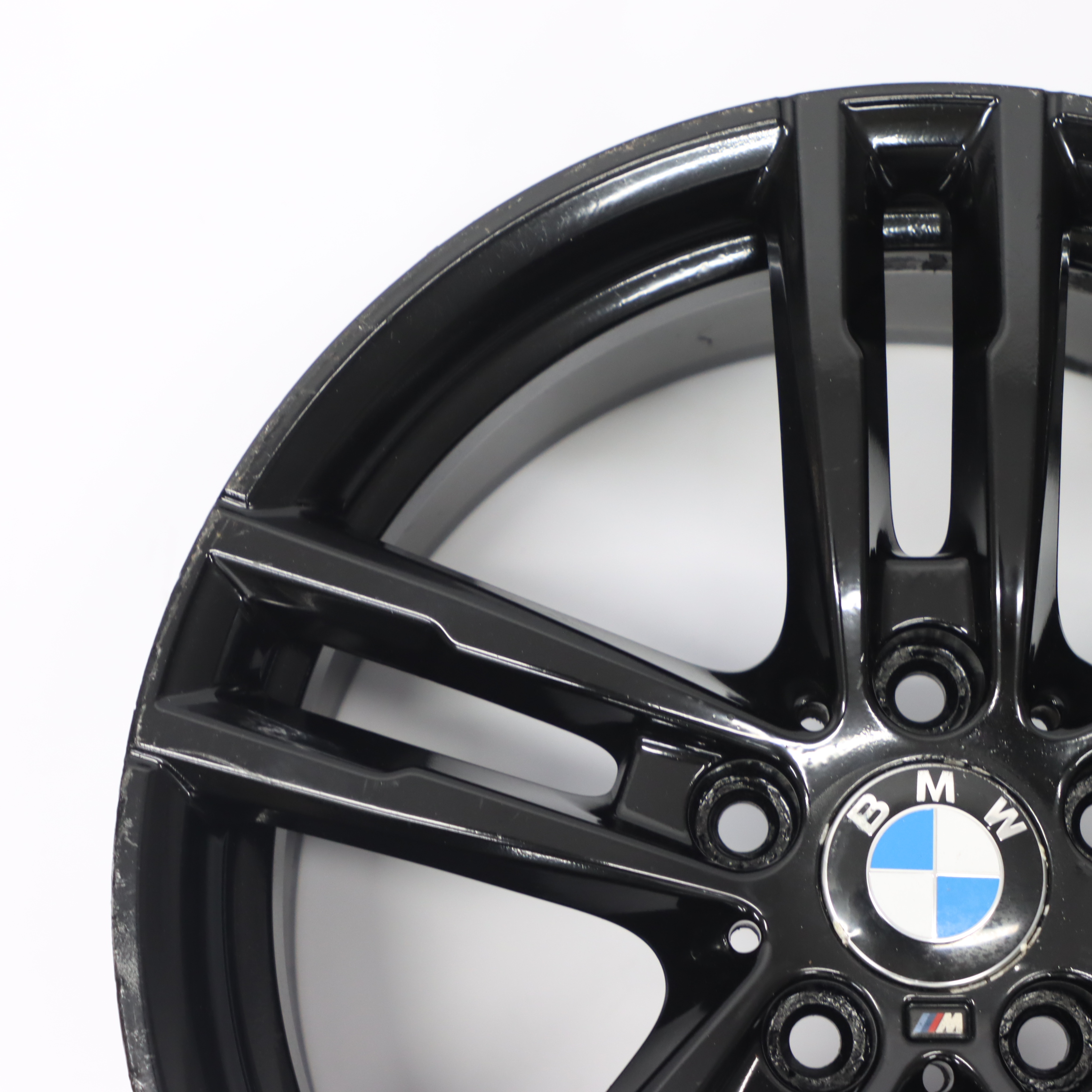 BMW F20 F21 hinten schwarz Leicht metall felge 18" 8J ET:52 8074186