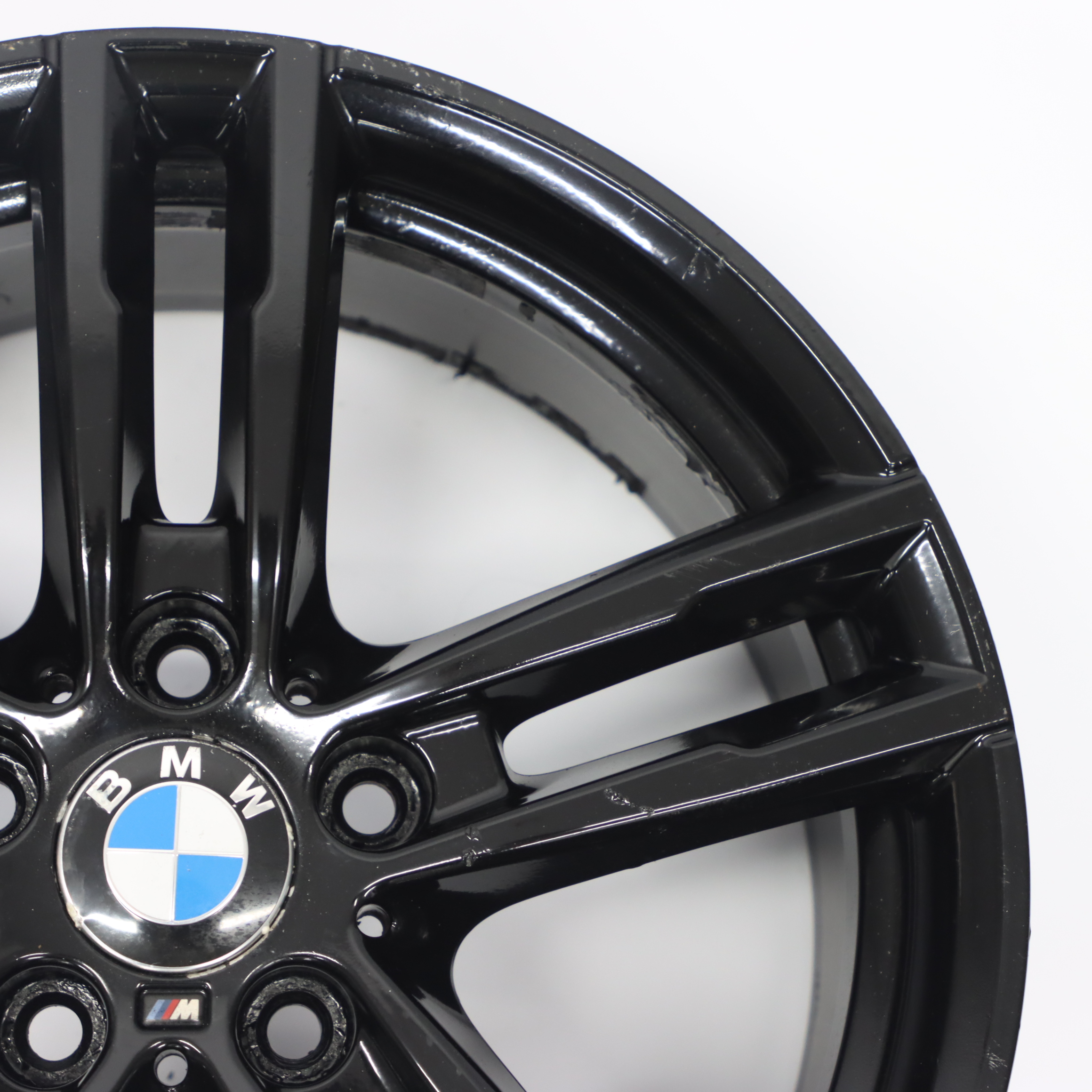 BMW F20 F21 hinten schwarz Leicht metall felge 18" 8J ET:52 8074186