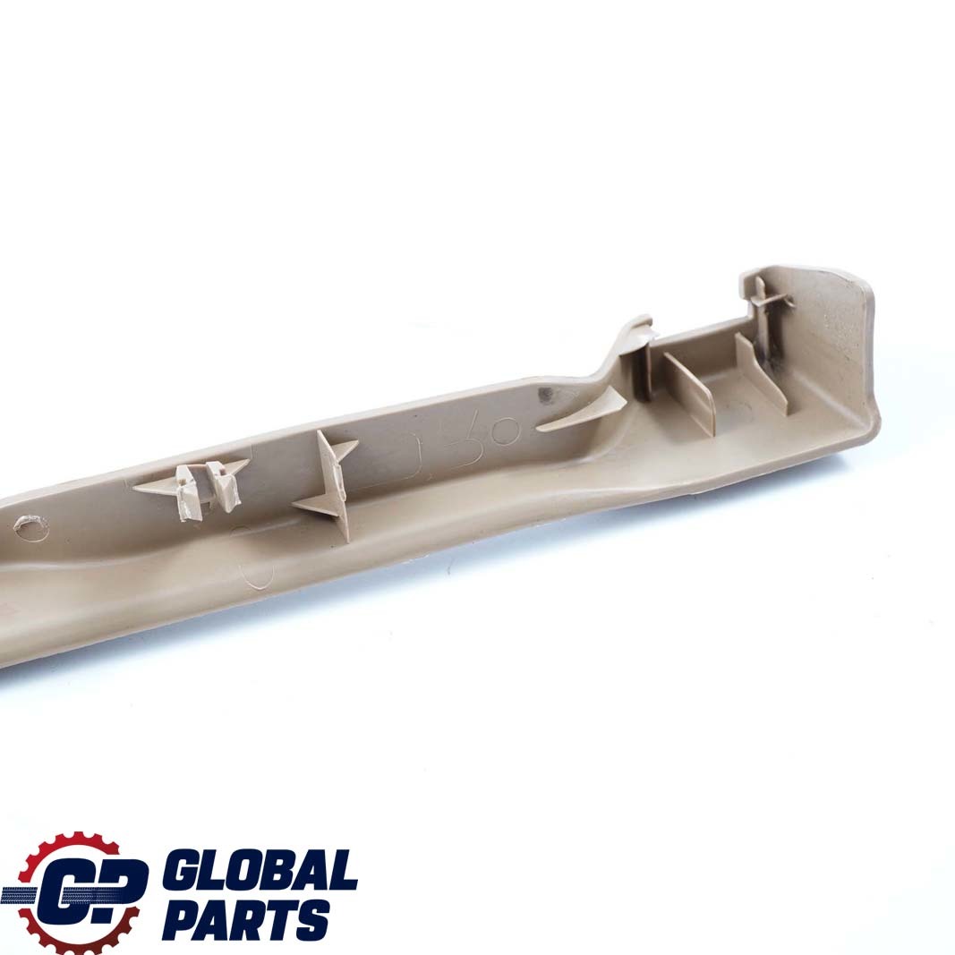 BMW X5 Series E53 Covering Seat Rail Right O/S Hellbeige Beige 8099344