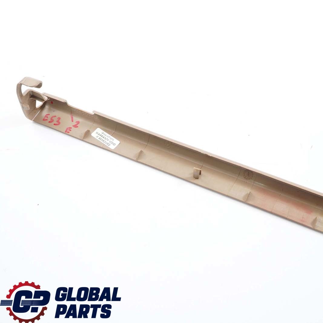 BMW X5 Series E53 Covering Seat Rail Right O/S Hellbeige Beige 8099346