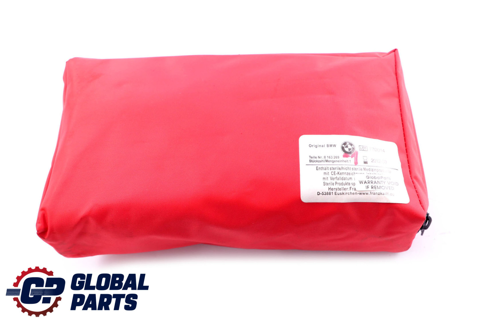 BMW Universal First Aid Emergency Medical Kit Pouch Red 8163269