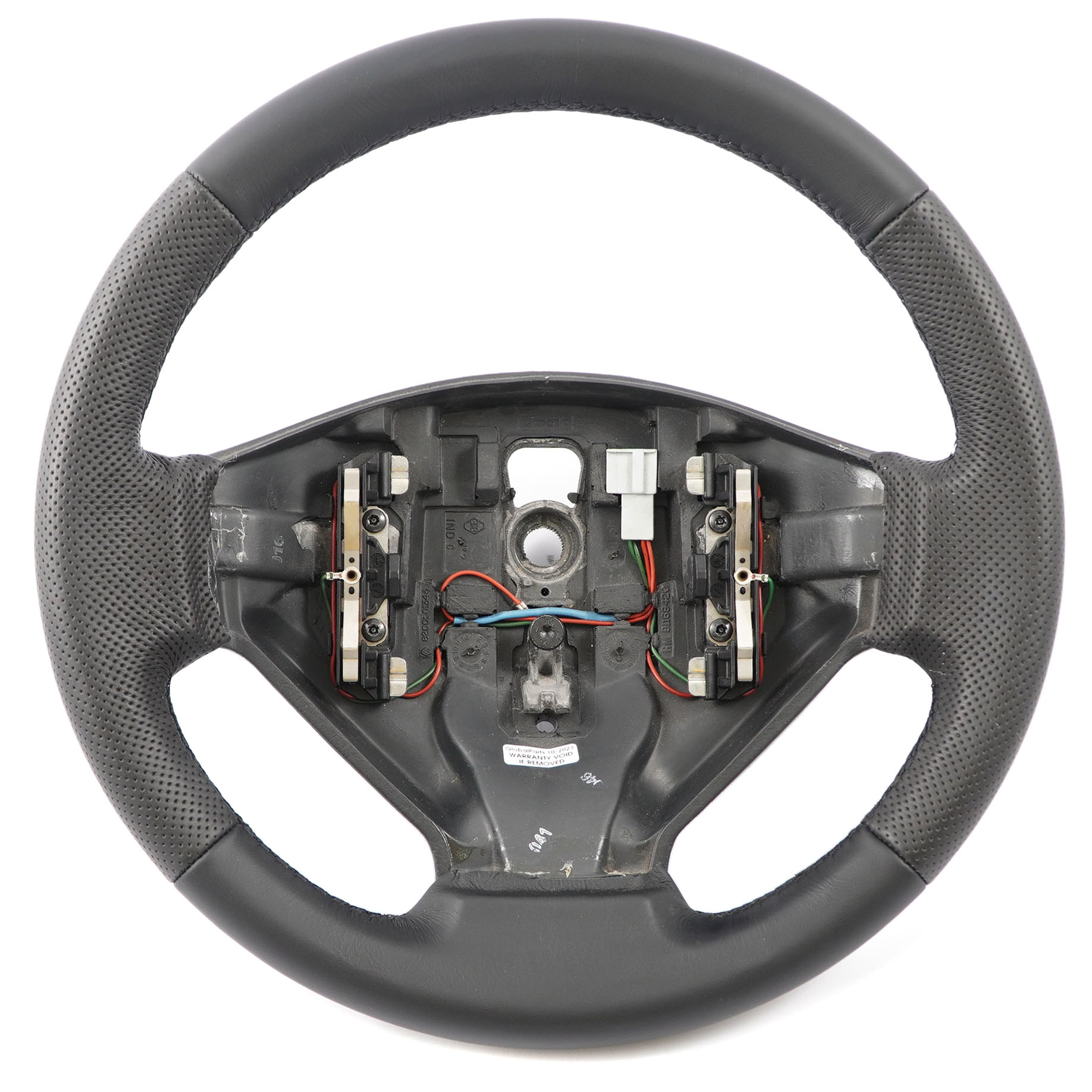 Renault Trafic Vauxhall Opel Vivaro NEW Black Leather Steering Wheel 8200201343