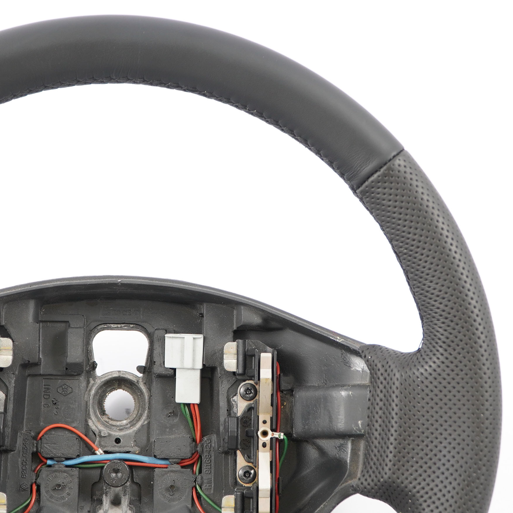 Renault Trafic Vauxhall Opel Vivaro NEW Black Leather Steering Wheel 8200201343