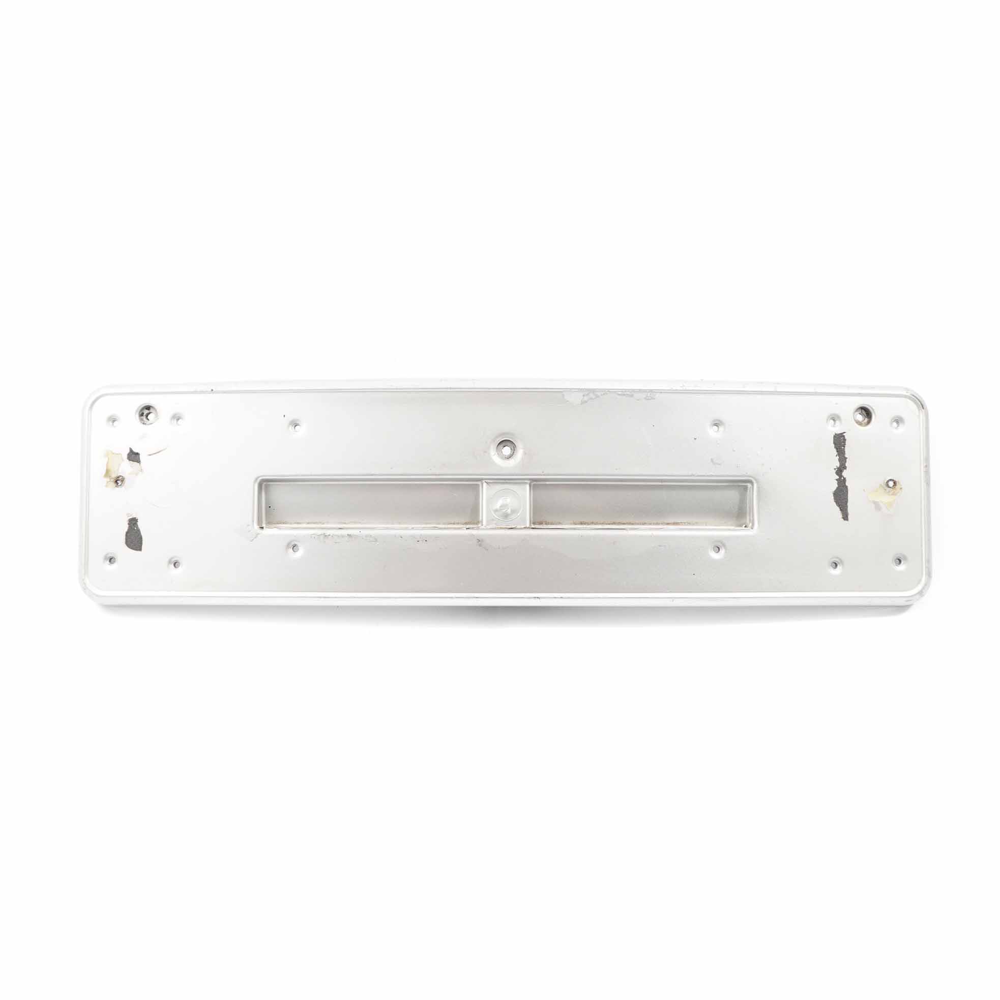 Licence Plate Holder BMW E46 Coupe Cabrio Front Bumper Panel Titan Silver - 354