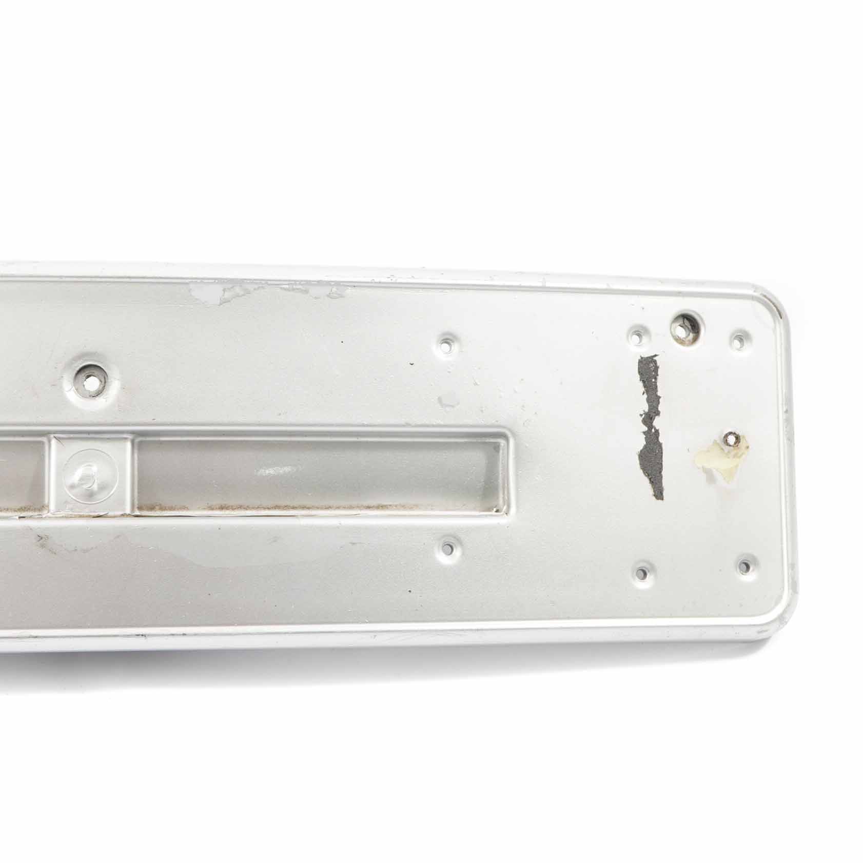 Licence Plate Holder BMW E46 Coupe Cabrio Front Bumper Panel Titan Silver - 354