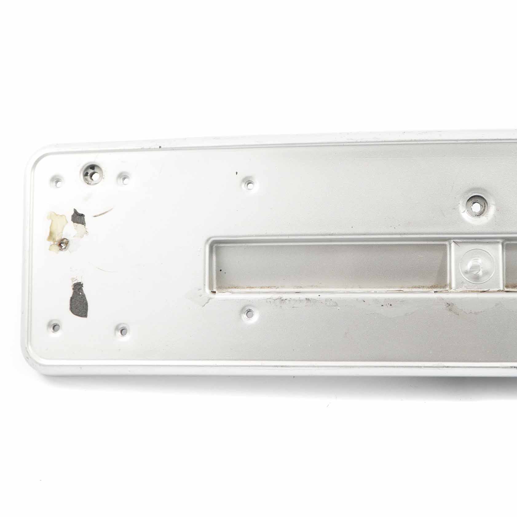 Licence Plate Holder BMW E46 Coupe Cabrio Front Bumper Panel Titan Silver - 354