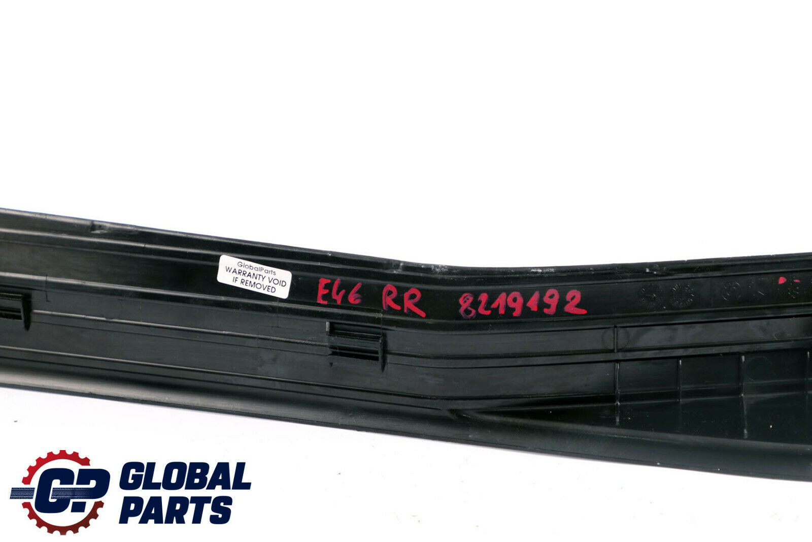 BMW 3 Series E46 Cover Strip Entrance Rear Right O/S Black 8196132