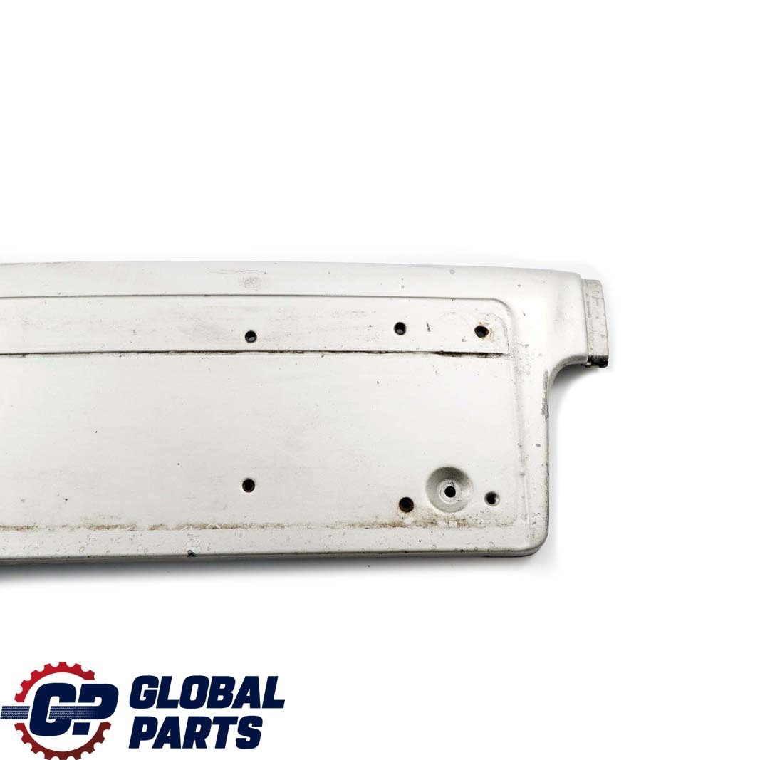 BMW 7 Series E65 E66 Front Bumper Licence Plate Base Titansilber Silver 8223229