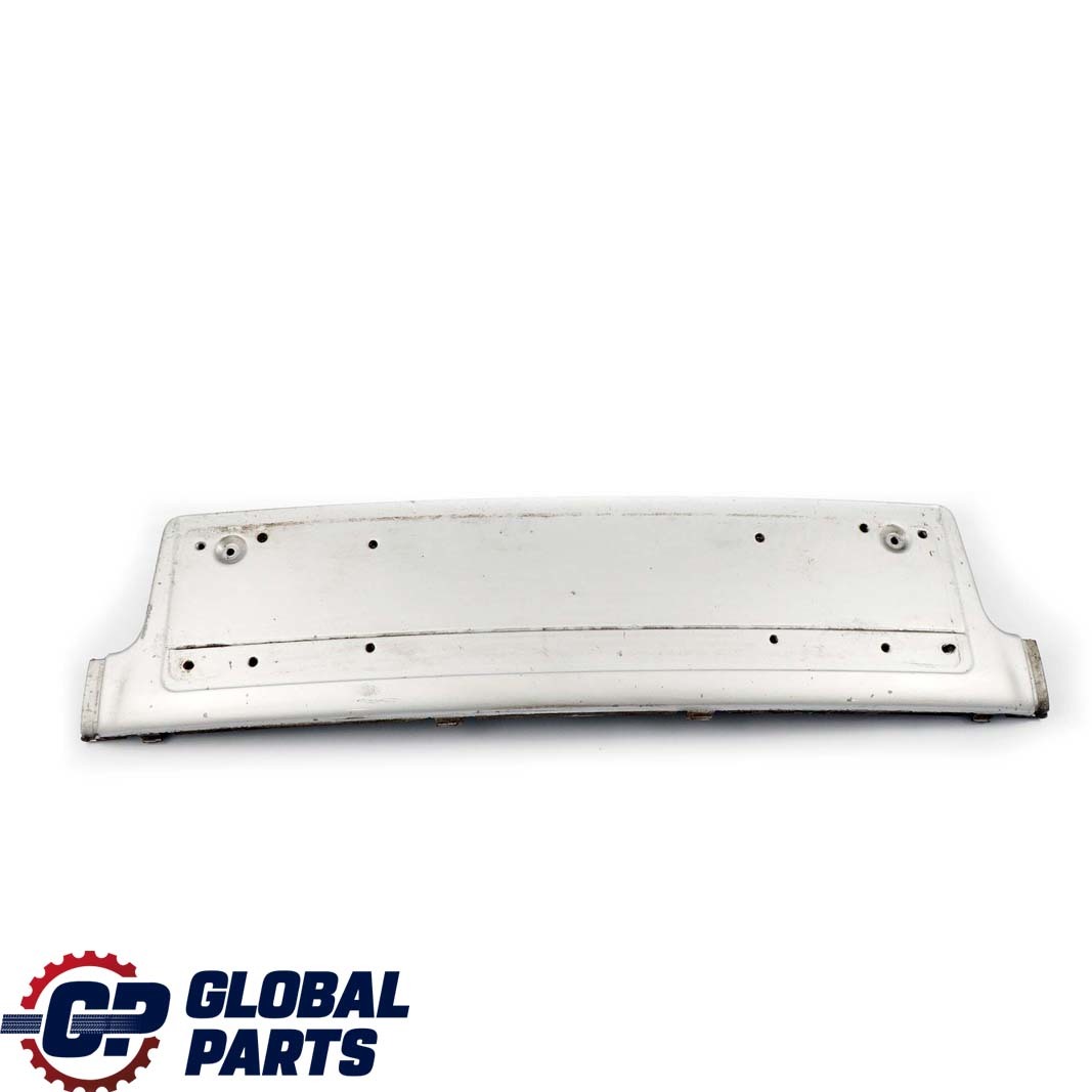 BMW 7 Series E65 E66 Front Bumper Licence Plate Base Titansilber Silver 8223229