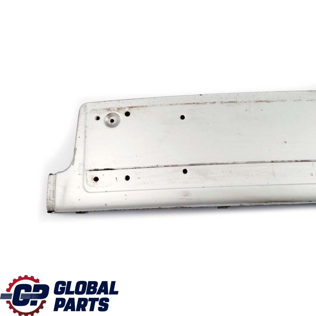 BMW 7 Series E65 E66 Front Bumper Licence Plate Base Titansilber Silver 8223229