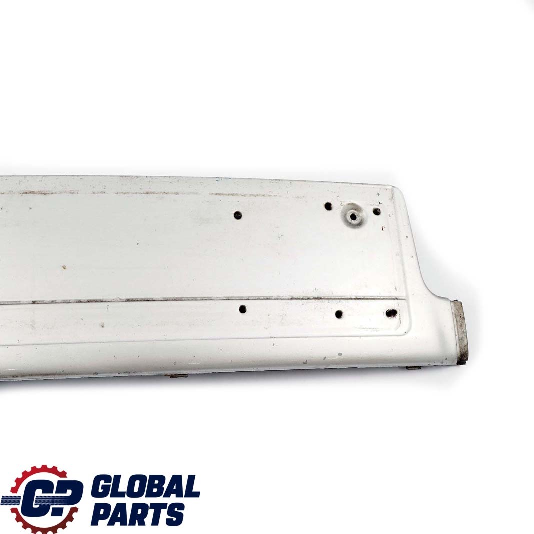 BMW 7 Series E65 E66 Front Bumper Licence Plate Base Titansilber Silver 8223229