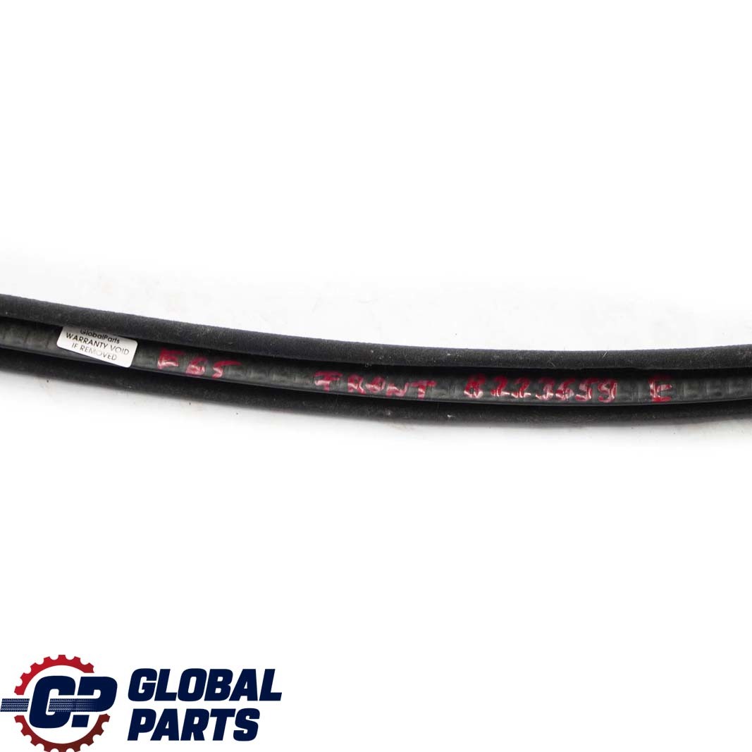 BMW 7 Series E65 Front Door Left Right N/O/S Weatherstrip Trim Black 8223659