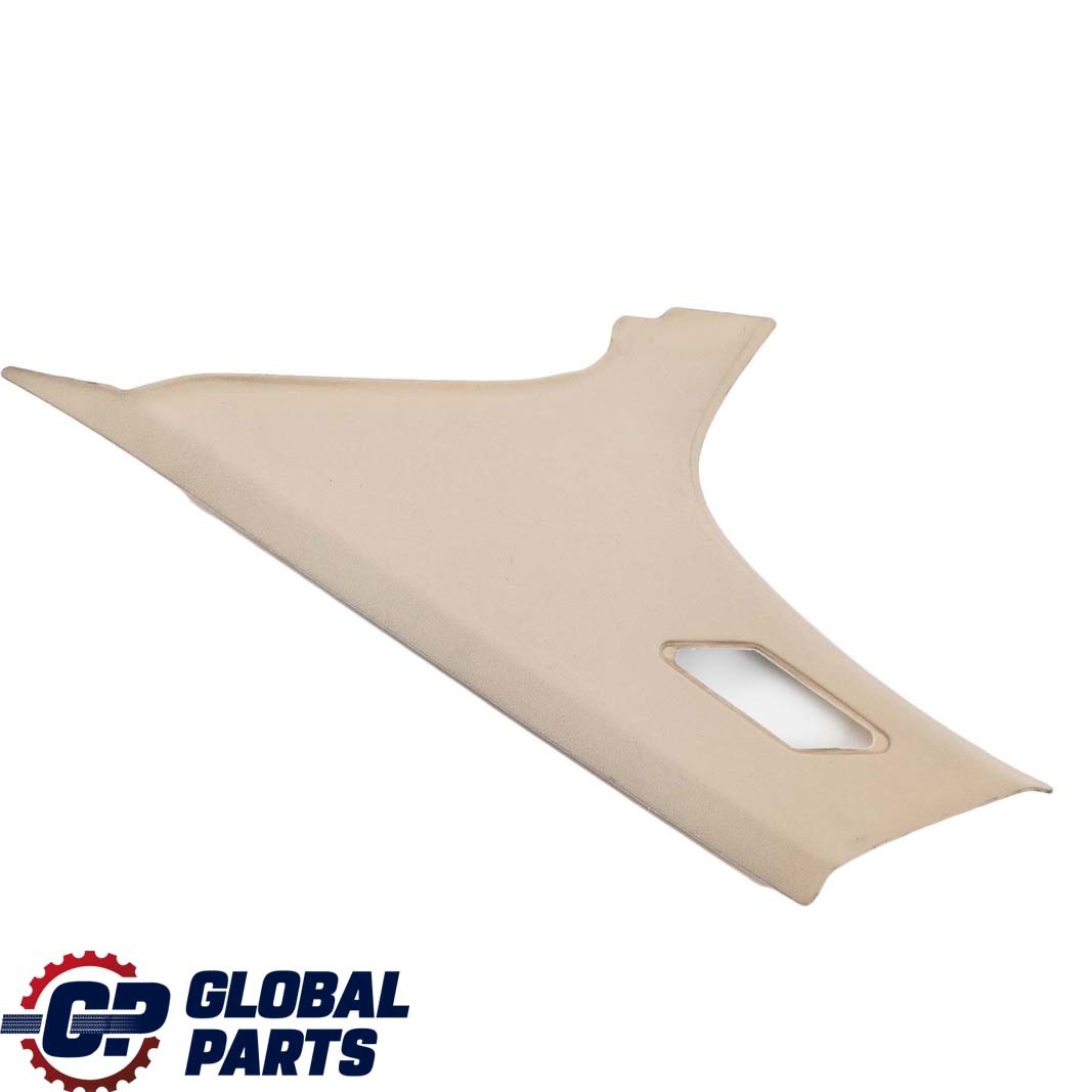 BMW 3 E46 Saloon Trim Cover Panel C-Pillar Rear Right O/S Light Beige 8222346