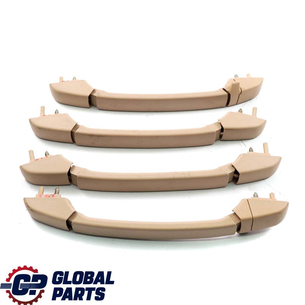 BMW E46 Roof Grab Handle ITS Headlining Front Rear Left Right N/O/S Set Beige