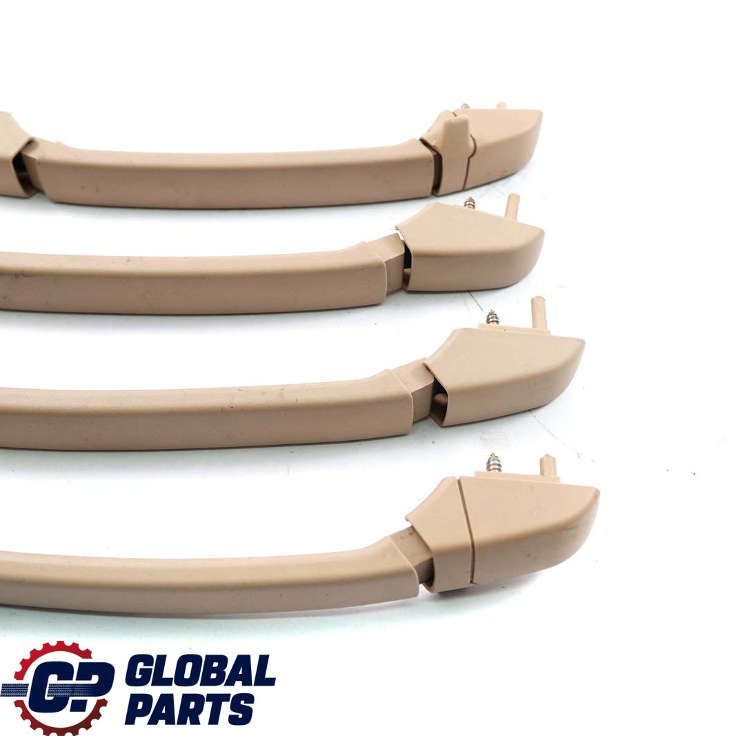 BMW E46 Roof Grab Handle ITS Headlining Front Rear Left Right N/O/S Set Beige