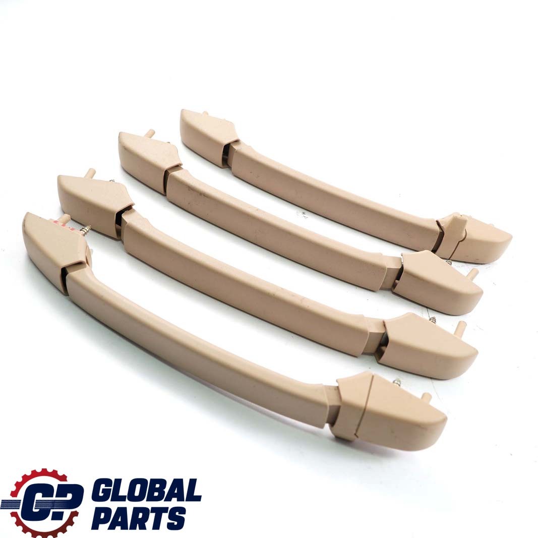 BMW E46 Roof Grab Handle ITS Headlining Front Rear Left Right N/O/S Set Beige