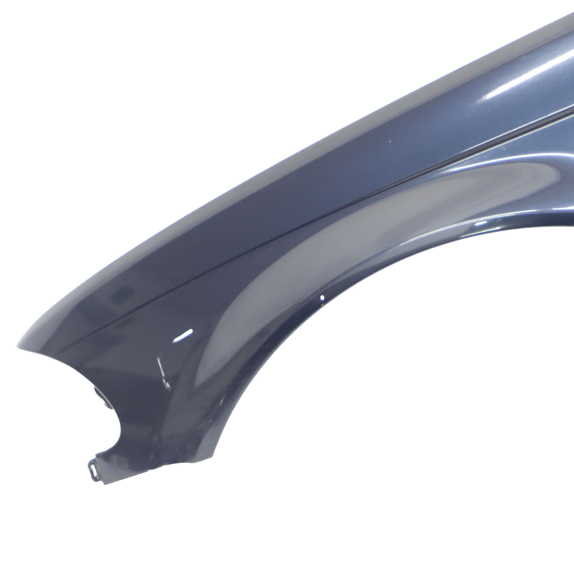 BMW E46 Front Left N/S Side Panel Fender Wing Orienblau Blue Metallic - 317