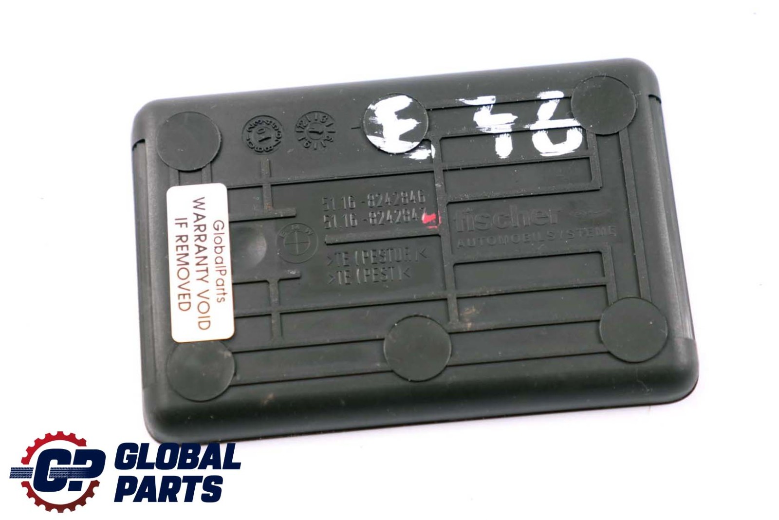 BMW 3 er E46 Mittelkonsole Gummi Ablage Schale Hinten Schwarz 8242847