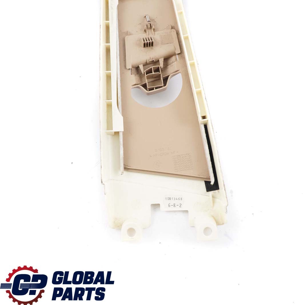 BMW 3 E46 Saloon Touring Cover B-Column Upper Right O/S Trim Beige 8217244