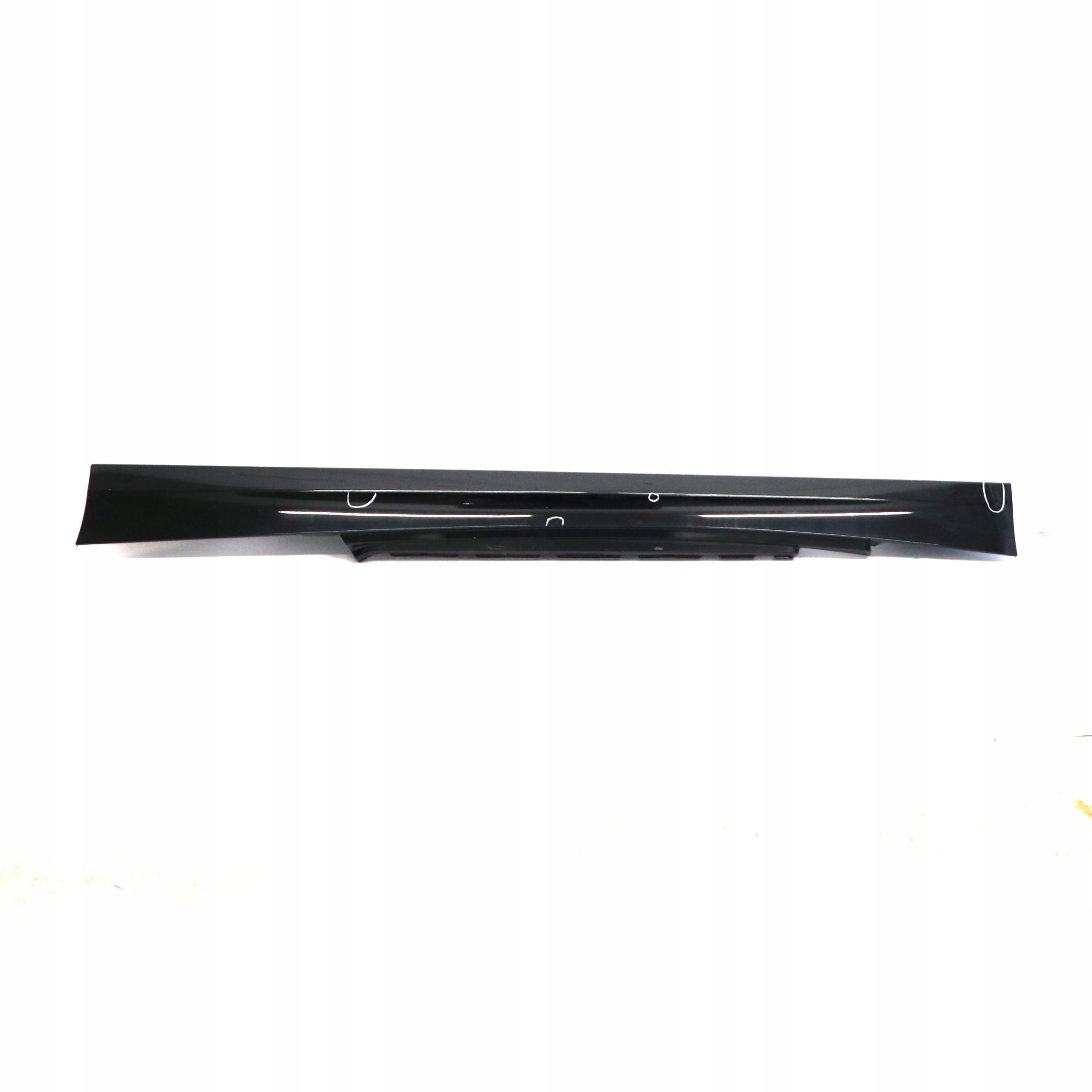 £BMW 1 SERIES E81 E82 E88 Sill Strip Side Skirt Left N/S Schwarz 2 Black - 668