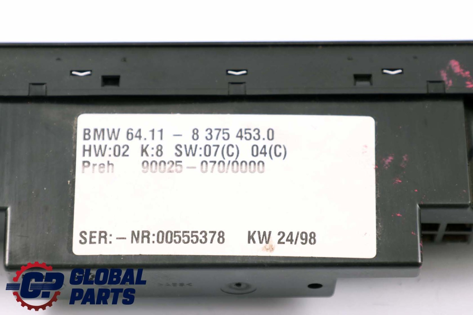 BMW 5 Series E39 Control Unit Panel Automatic Air Conditioning A/C 8375453