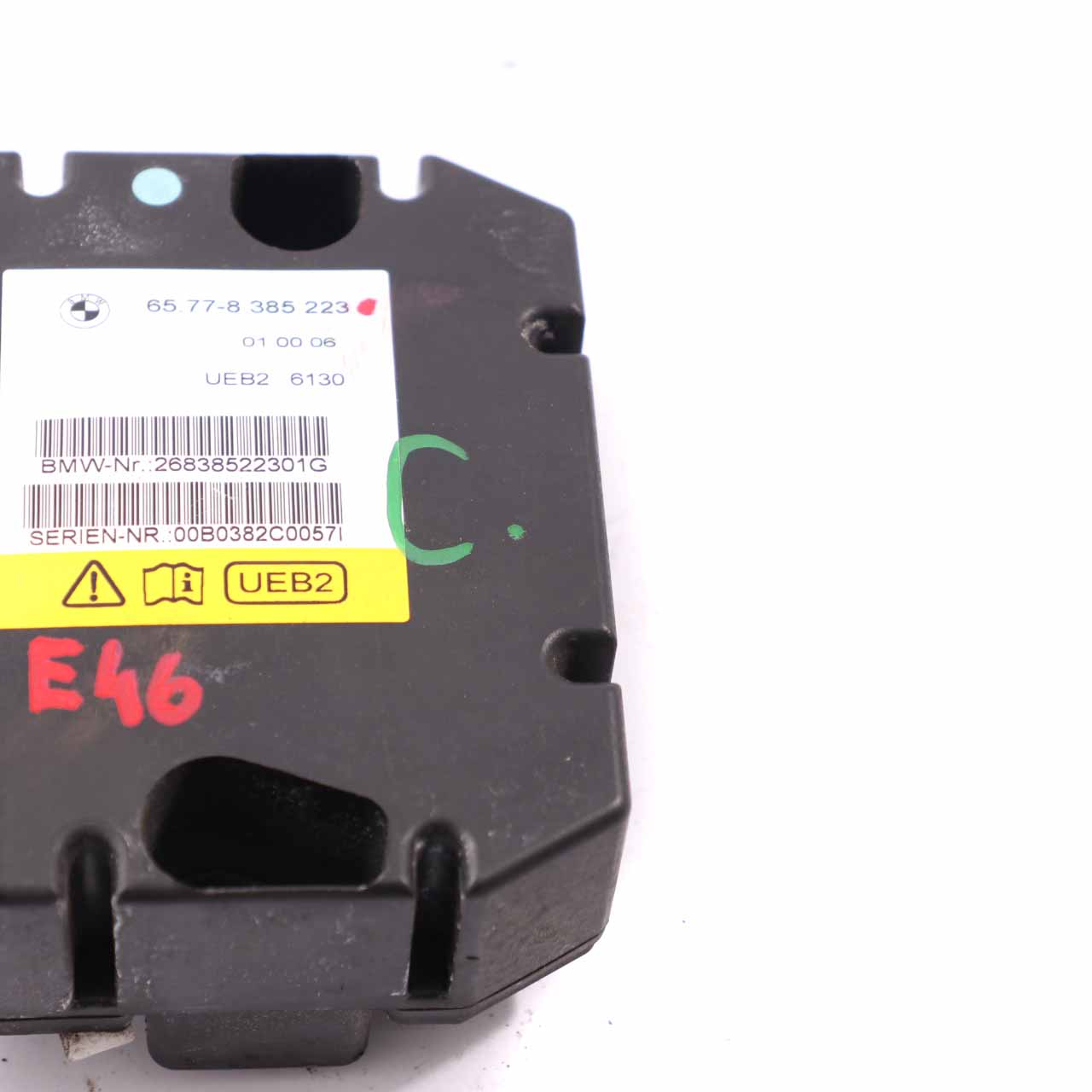 BMW E46 Cabrio Überschlagsensor Steuergerät Modul 8385223