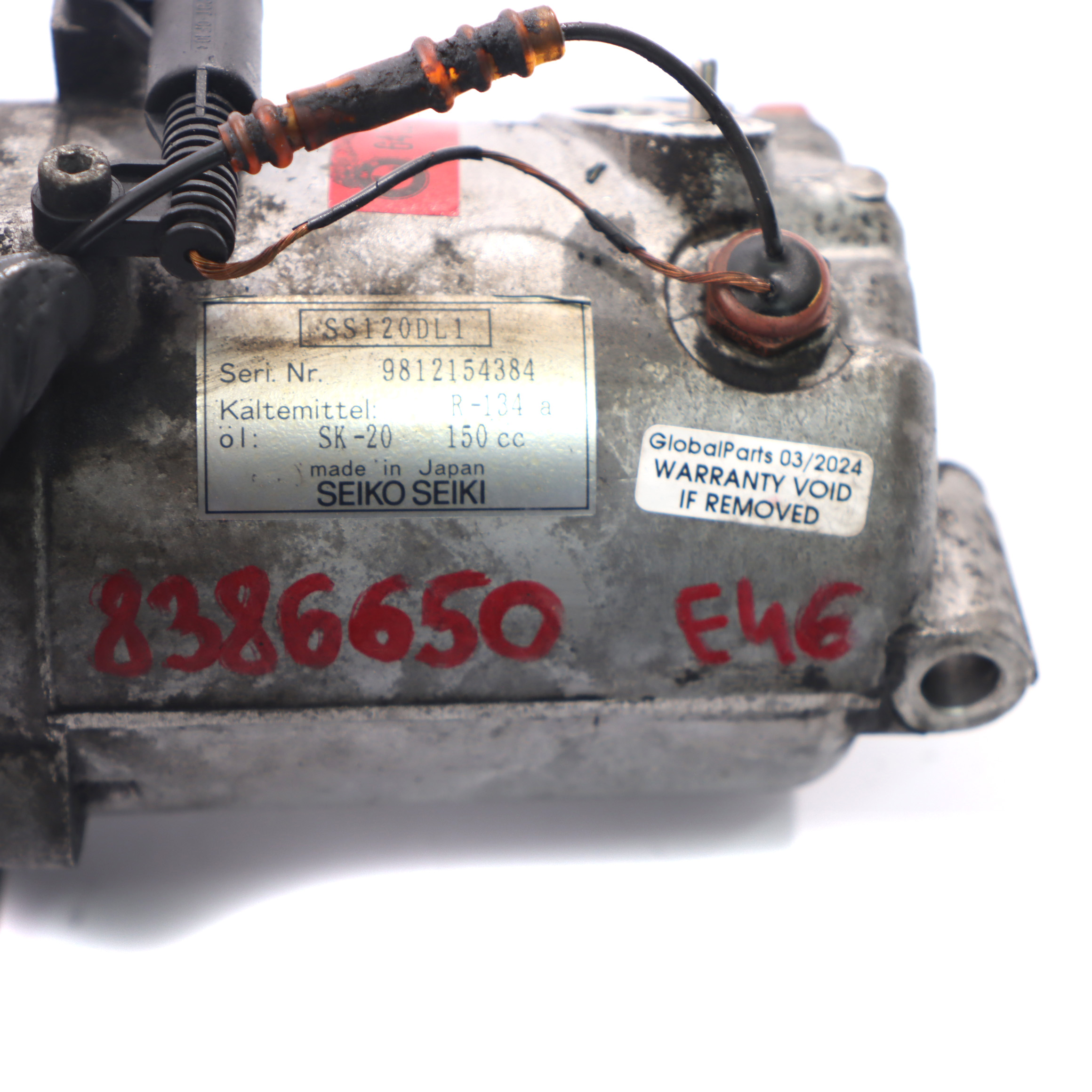 Kompressor BMW E46 Motor M43 M47 Klimaanlage A/C Kompressor 8386650