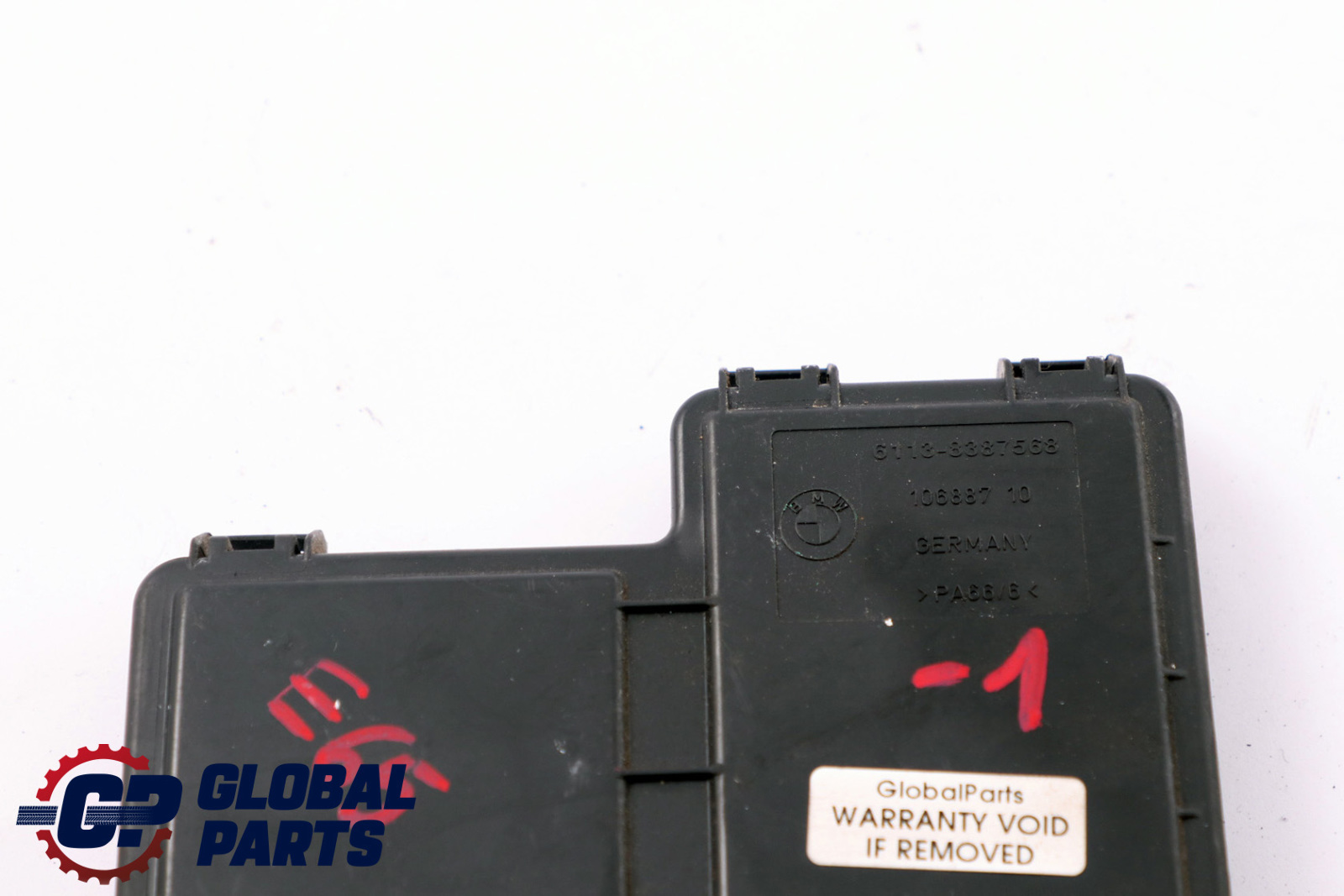 BMW E65 Batterie B Motorraum Klemmpunkt Abdeckung 8387568