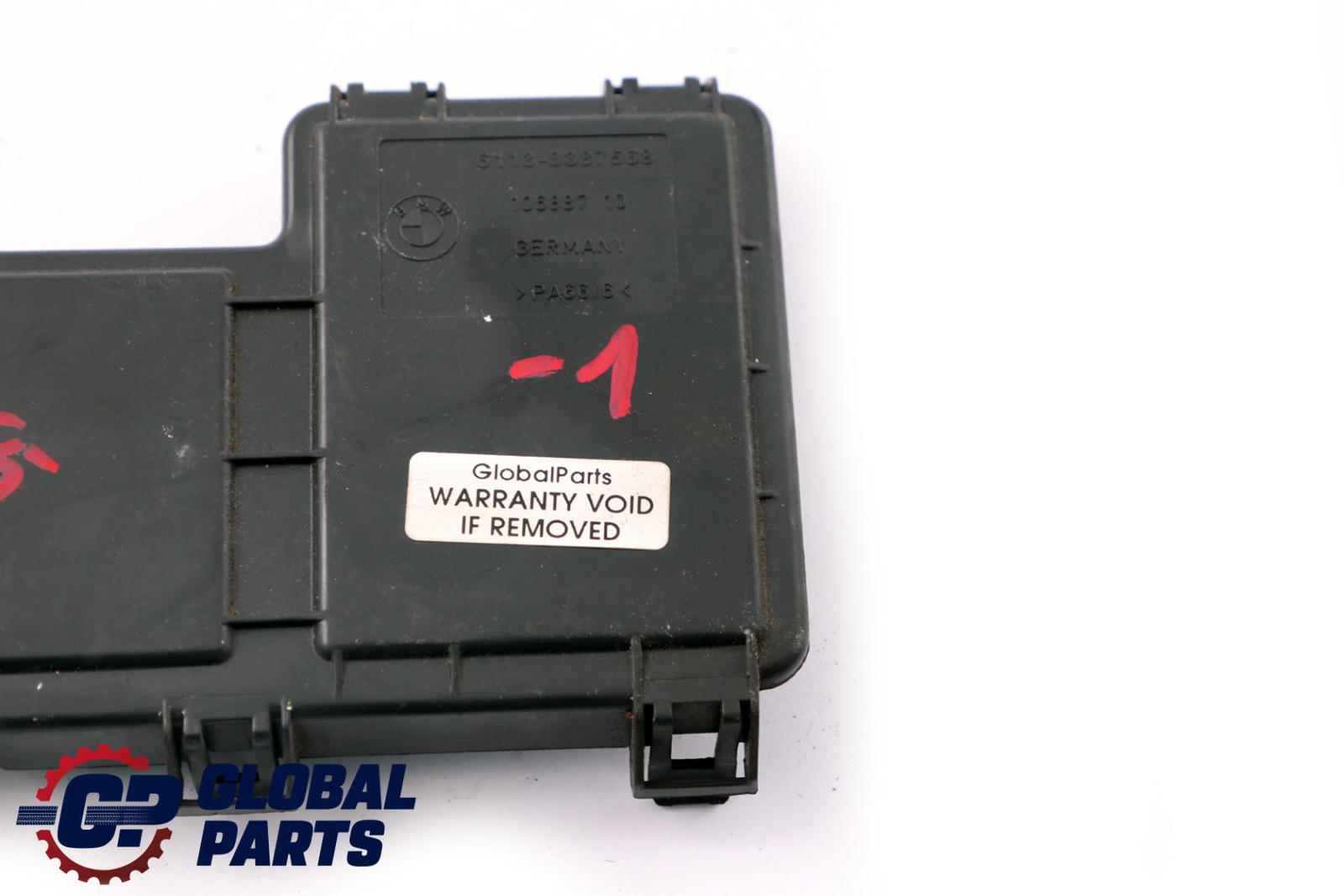 BMW E65 Batterie B Motorraum Klemmpunkt Abdeckung 8387568