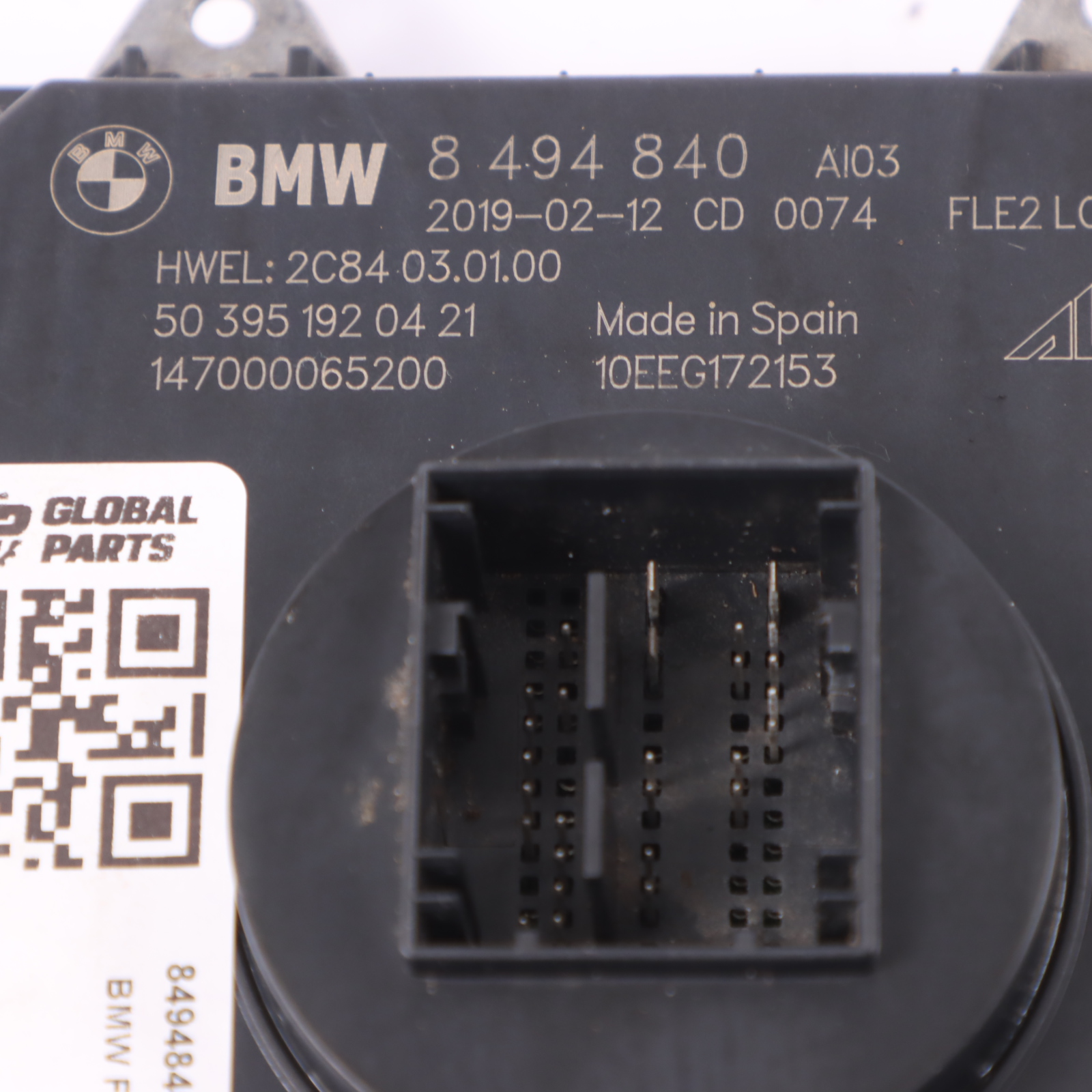 BMW F20 F21 F30 F32 LCI Headlight Ballast Control Unit Module FLE2 LOW 8494840