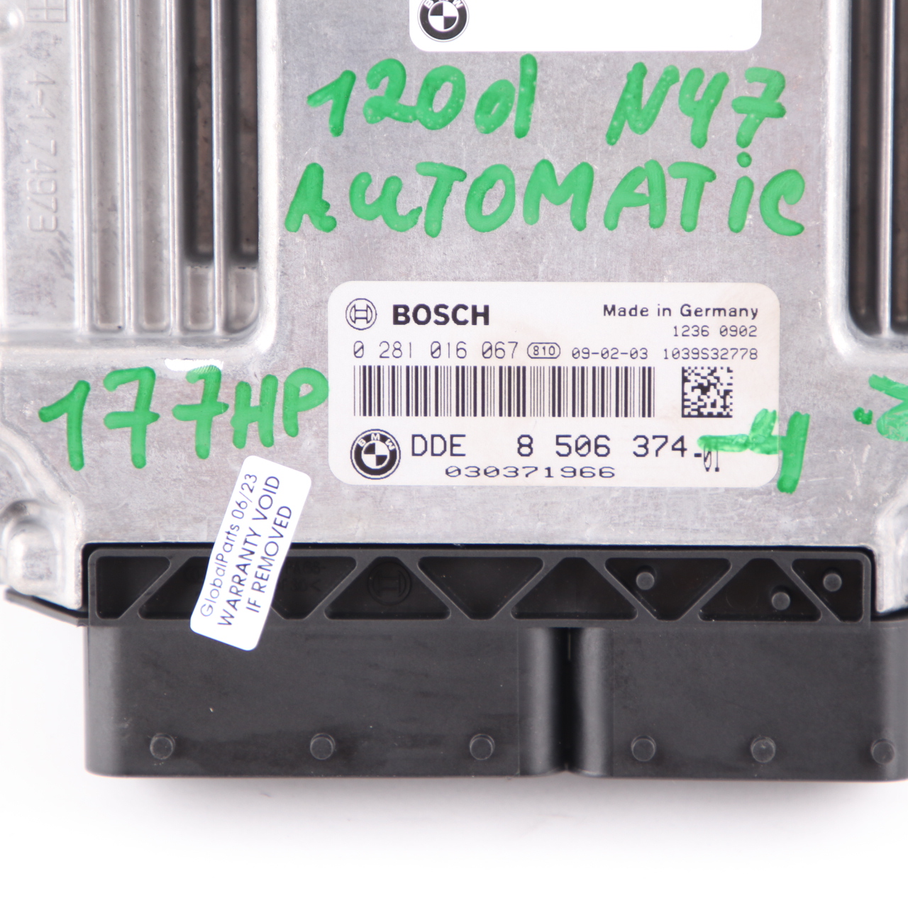 BMW E81 E87 E90 LCI 120d 320d N47 ECU Kit DDE 8506374 CAS3 Schlüssel Automatik