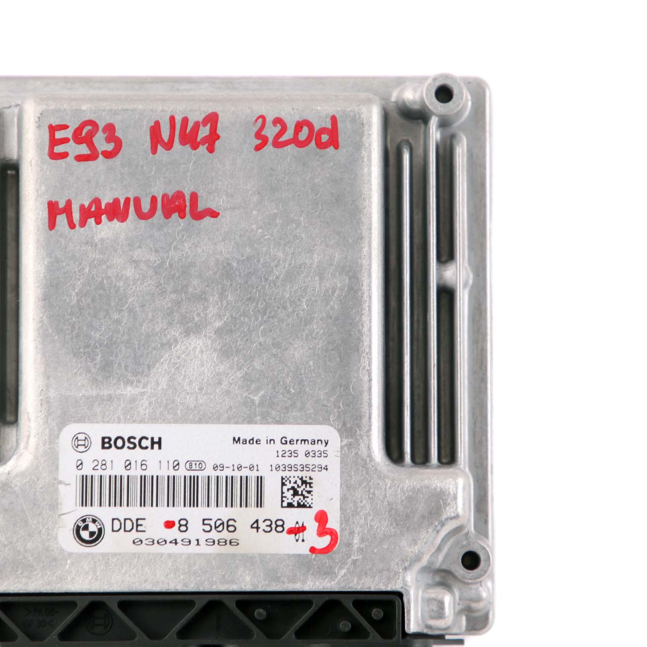 BMW E81 E87 E90 E92 LCI 120d 320d N47 ECU Steuergerät Modul DDE 8506438 Handbuch