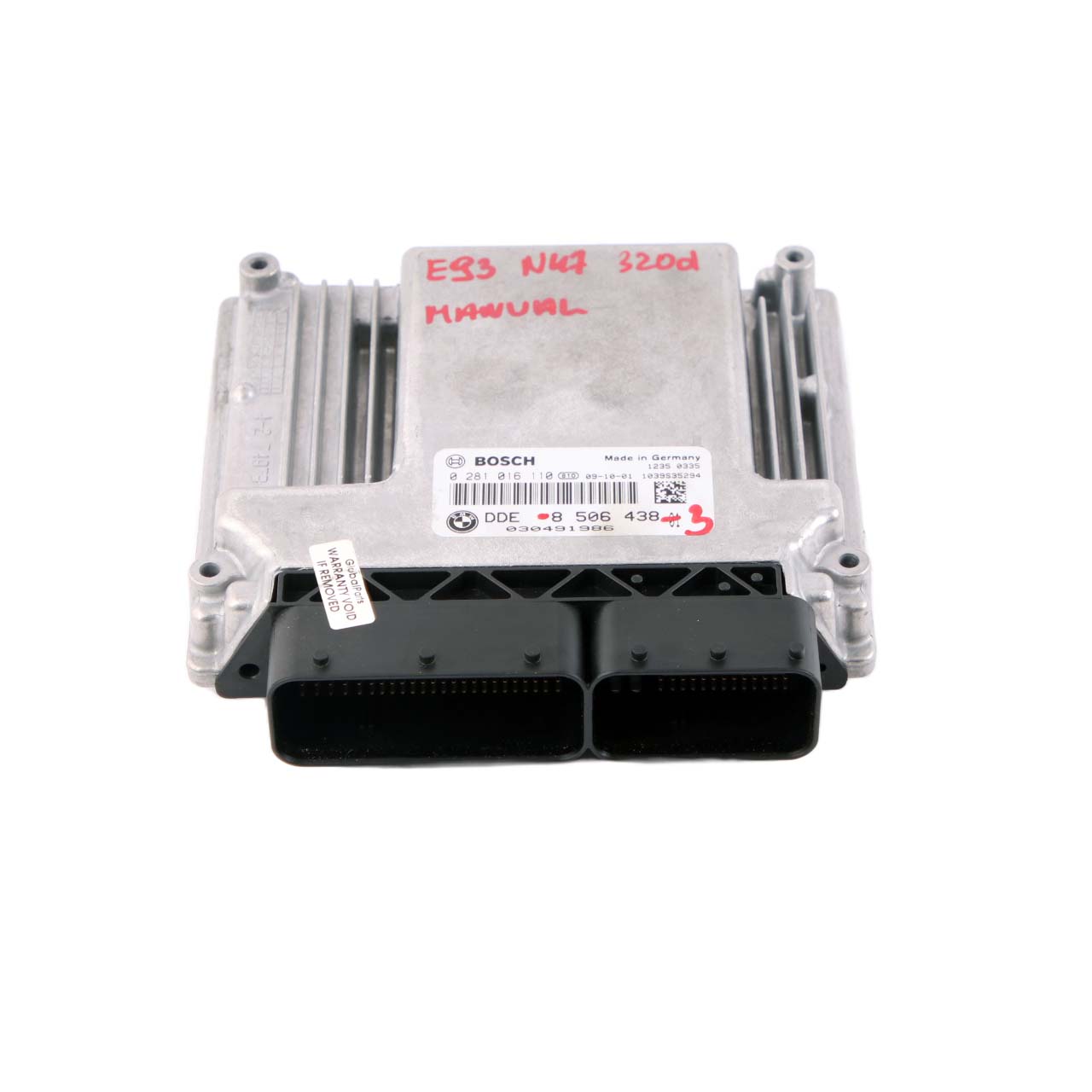 BMW E81 E87 E90 E92 LCI 120d 320d N47 ECU Steuergerät Modul DDE 8506438 Handbuch