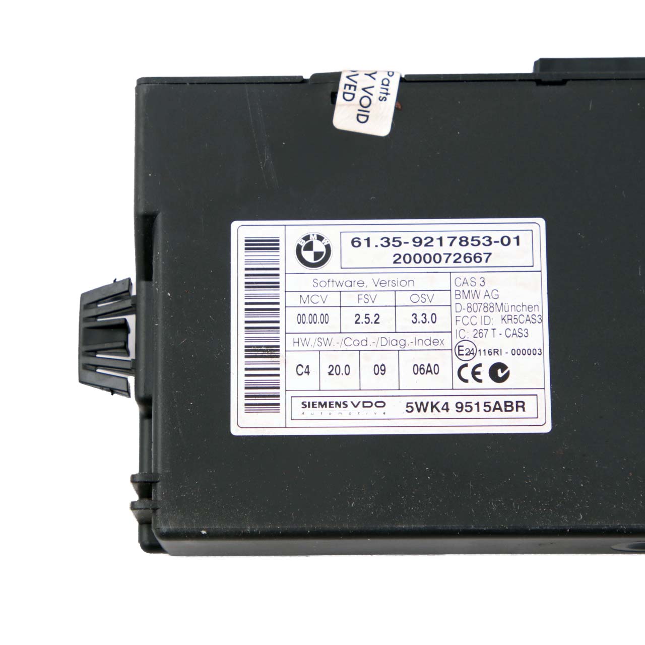 BMW E90 E91 LCI E92 330d Diesel N57 245PS ECU Motor DDE 8506444 CAS3 Schlüssel