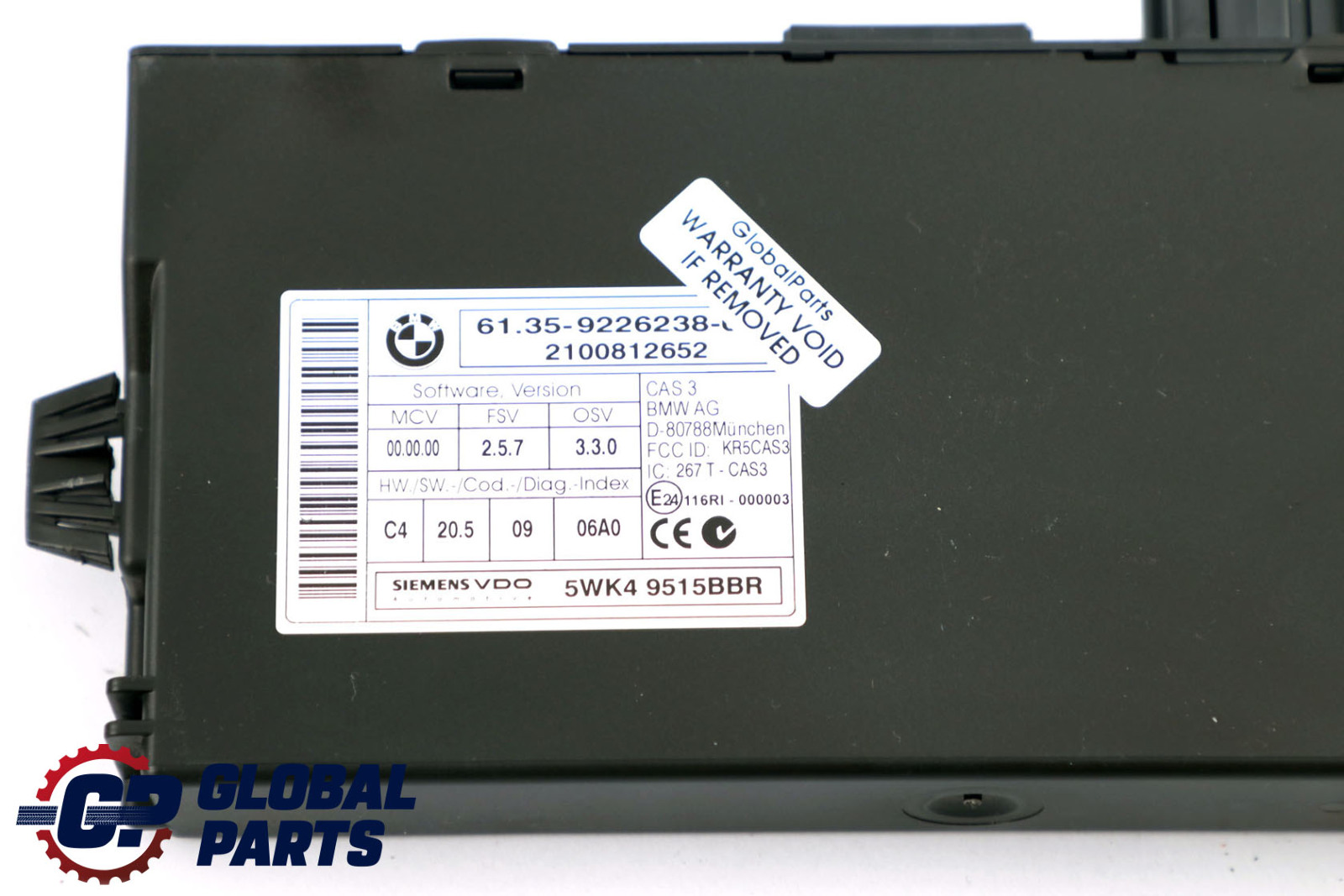 BMW E90 LCI 318d N47N ECU Kit DDE 8507202 CAS3 + Schlüssel Automatikgetriebe