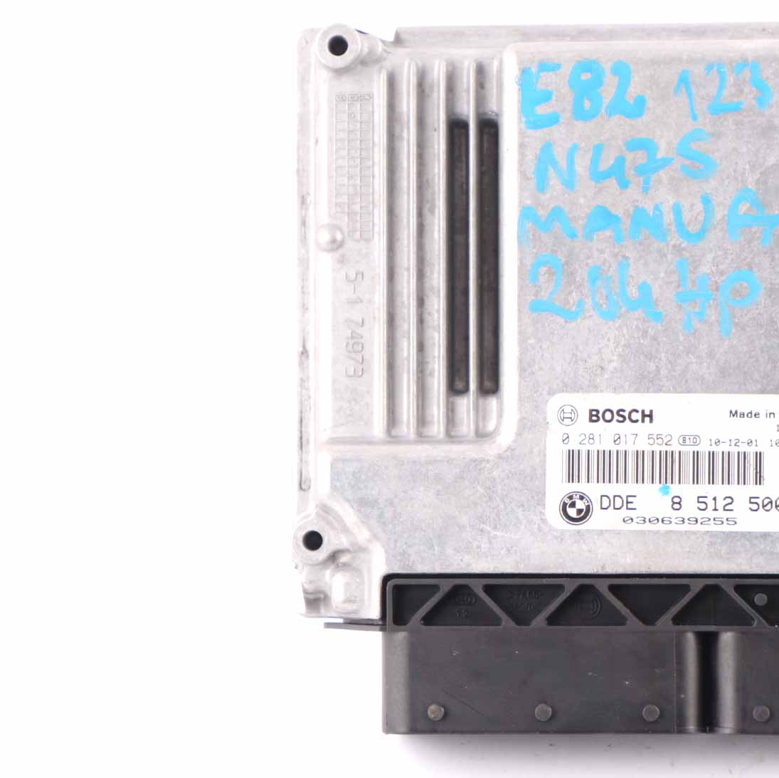 BMW E81 E82 E87 LCI E88 123d N47S 204HP Motoreinheit ECU DDE 8512500 Manual